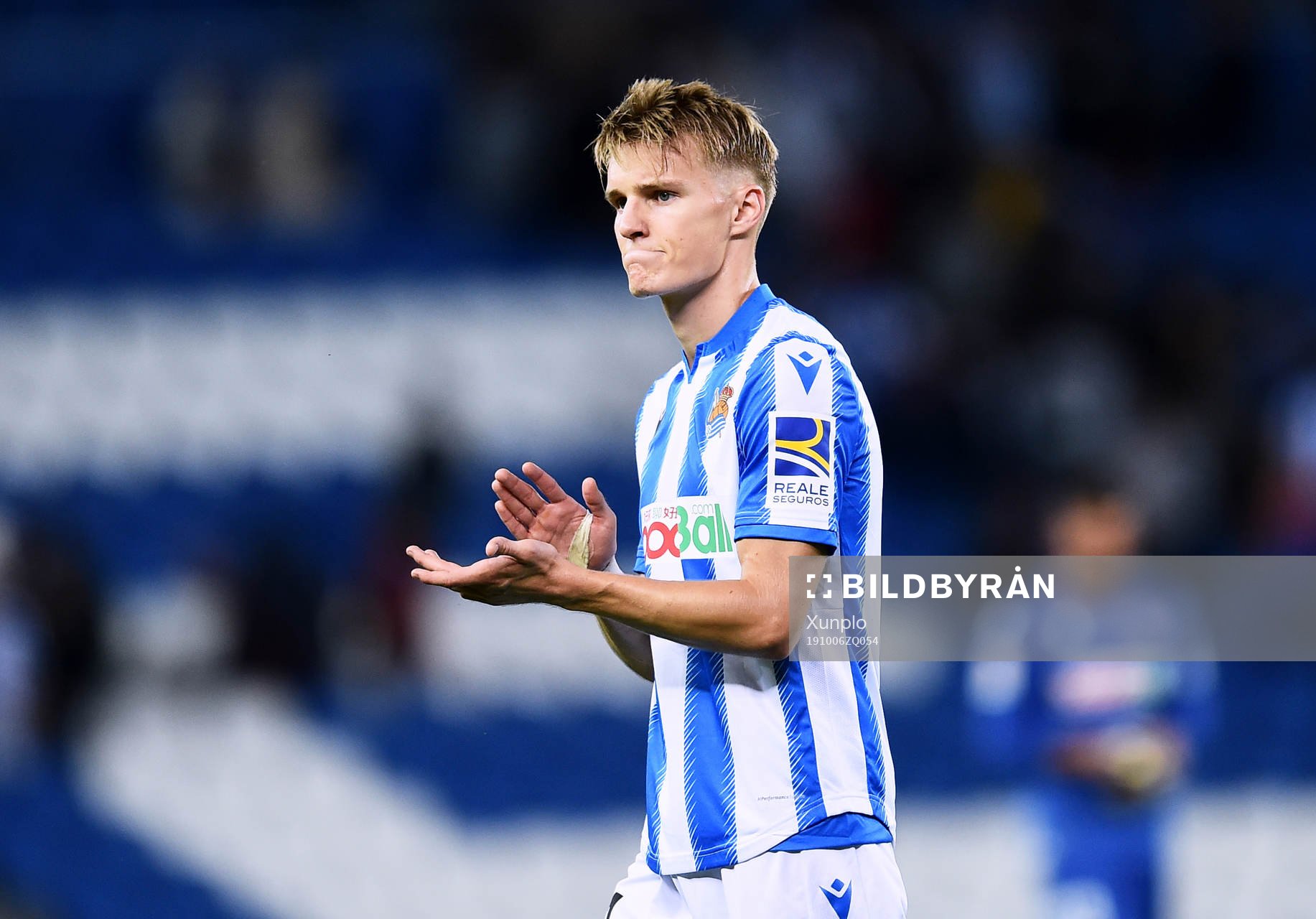 Martin Odegaard of Real Sociedad