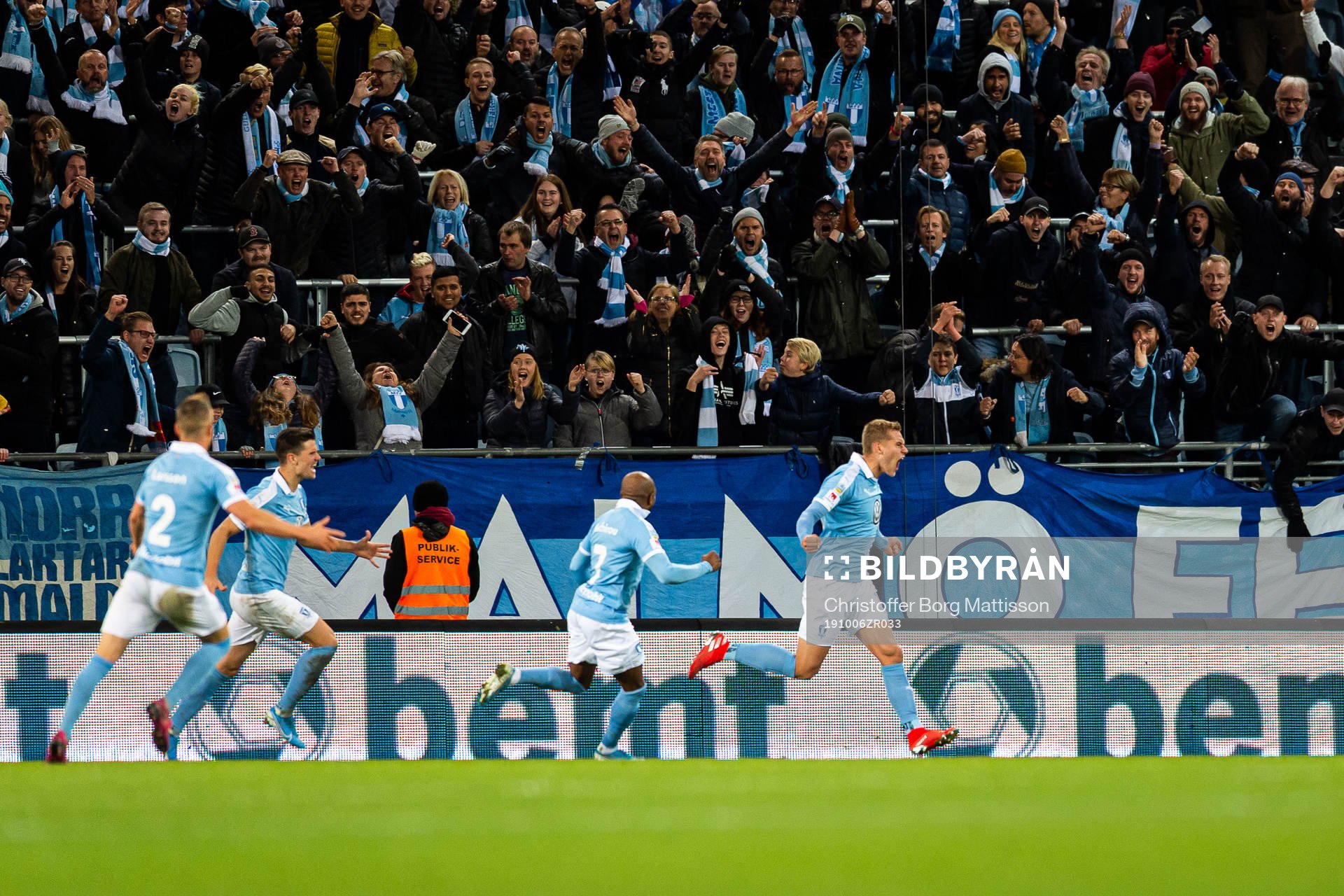 Malmö FFs Felix Beijmo jublar