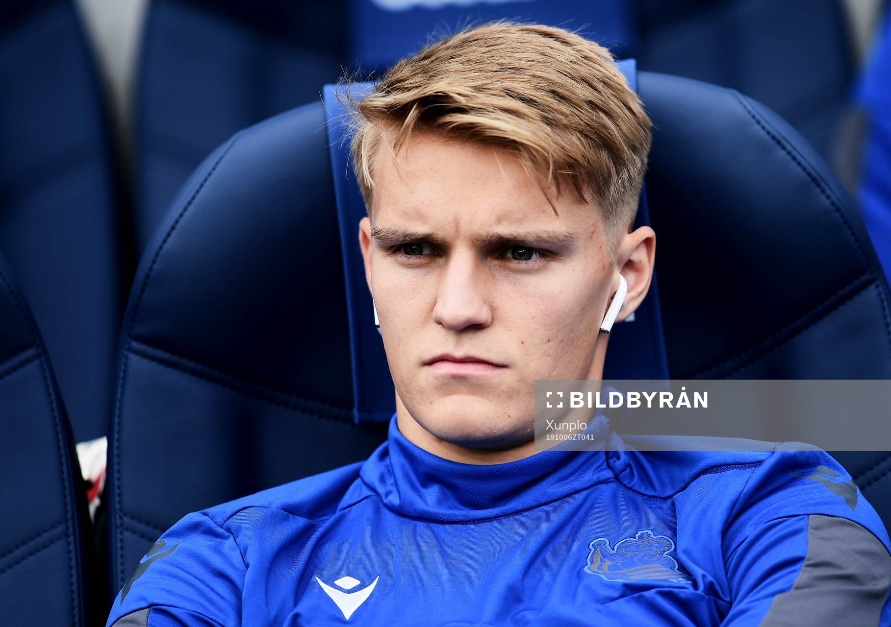 Martin Odegaard of Real Sociedad looks