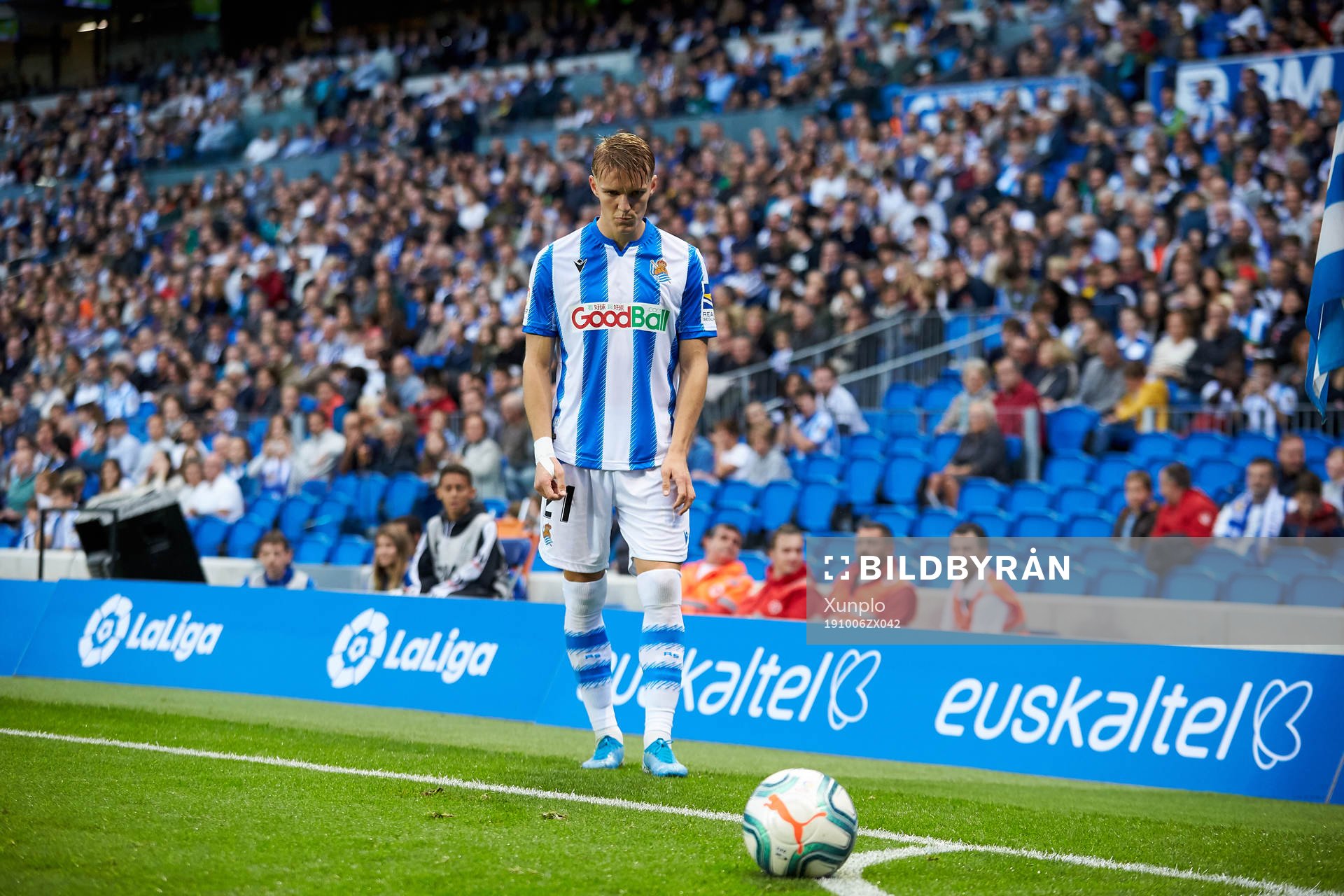 Martin Ødegaard of Real Sociedad