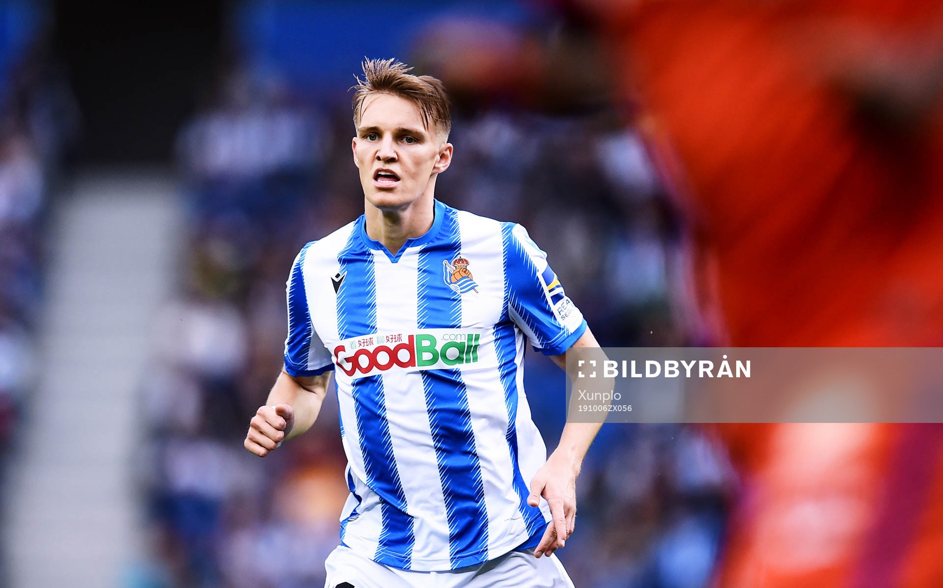 Martin Odegaard of Real Sociedad