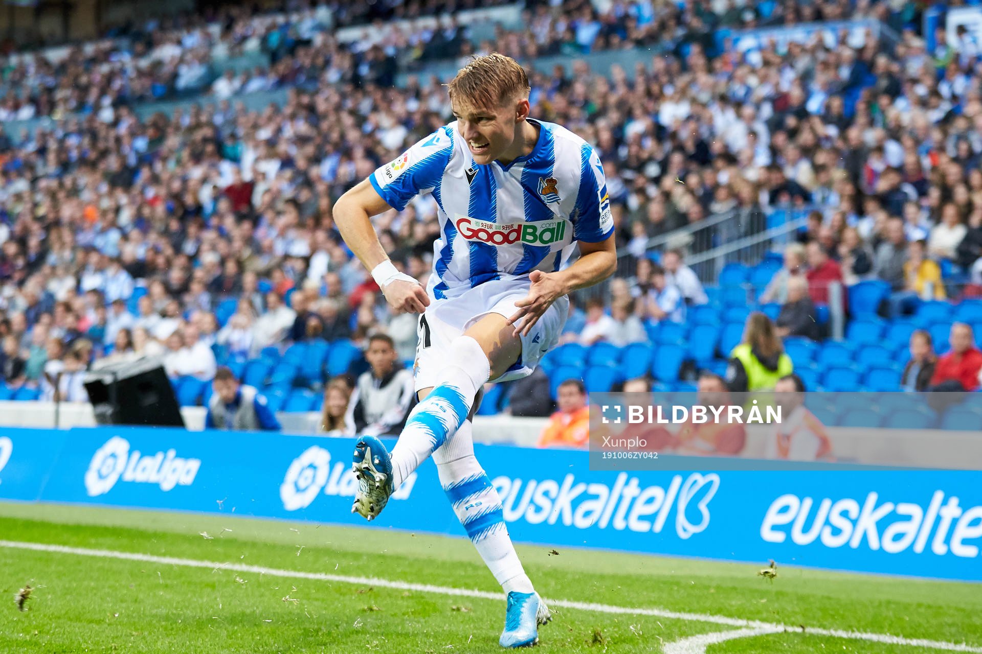 Martin Ødegaard of Real Sociedad