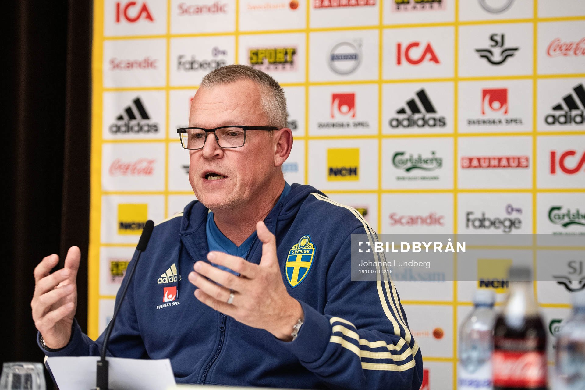 Head coach Janne Andersson of the Swedish national football