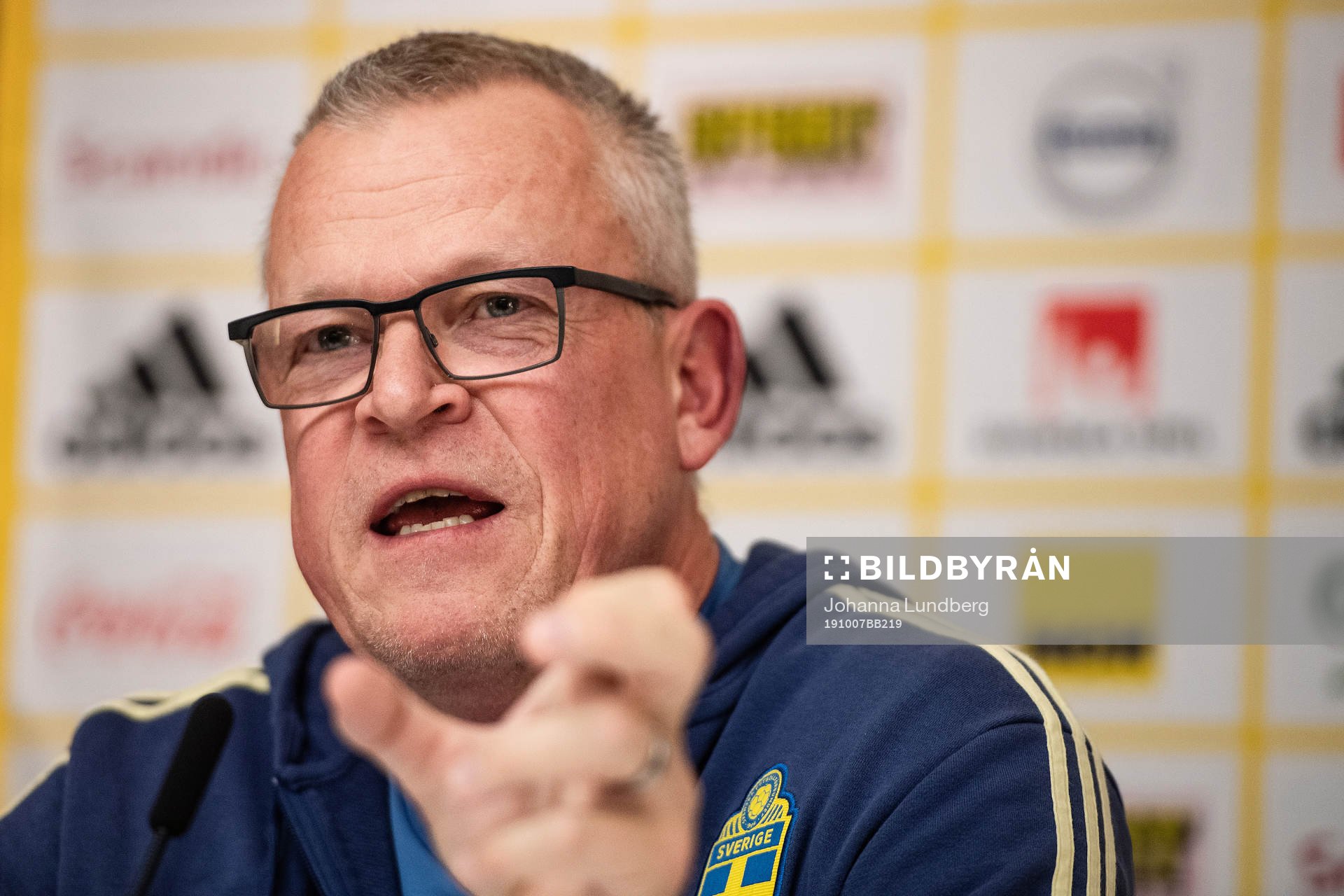 Head coach Janne Andersson of the Swedish national football