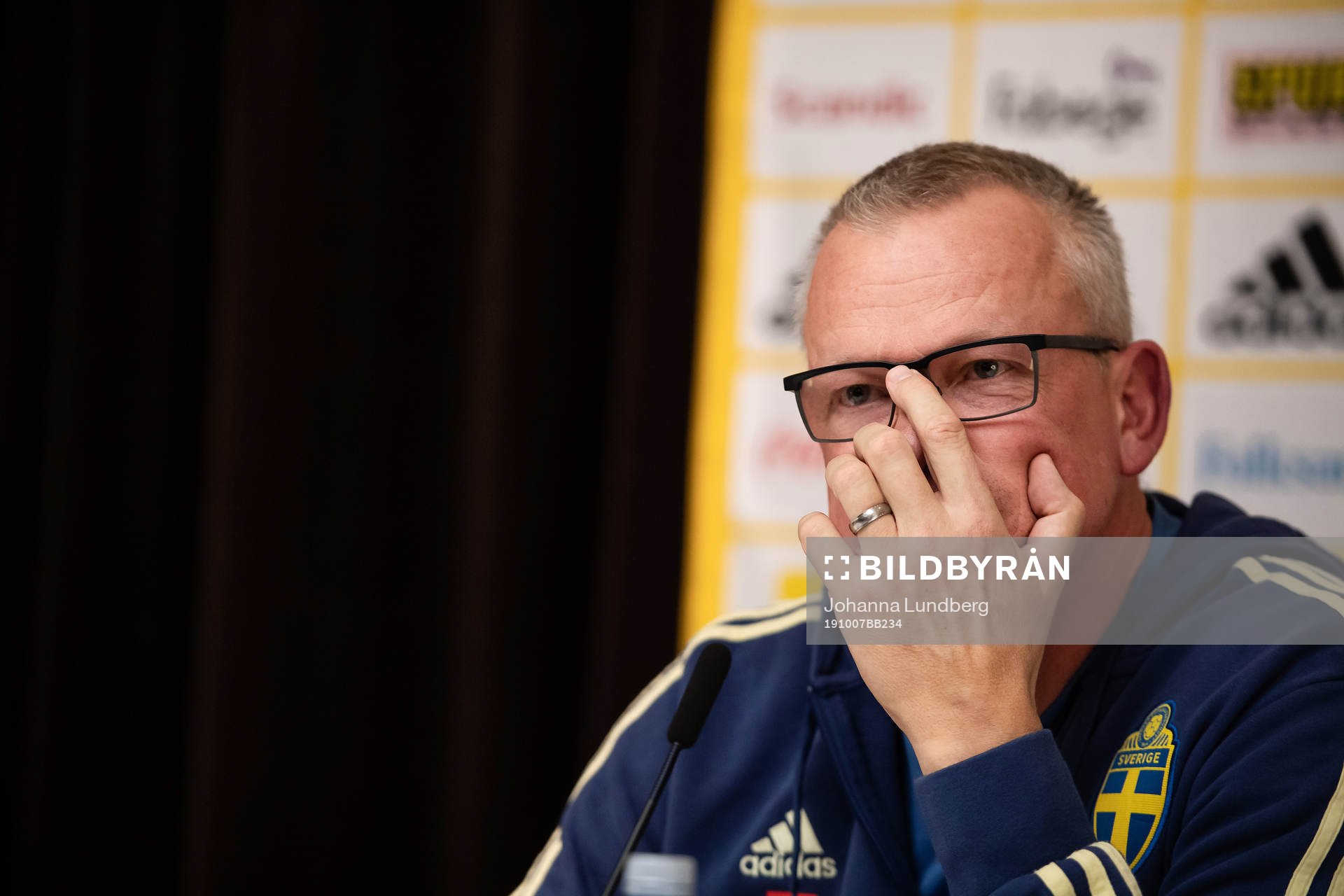 Head coach Janne Andersson of the Swedish national football