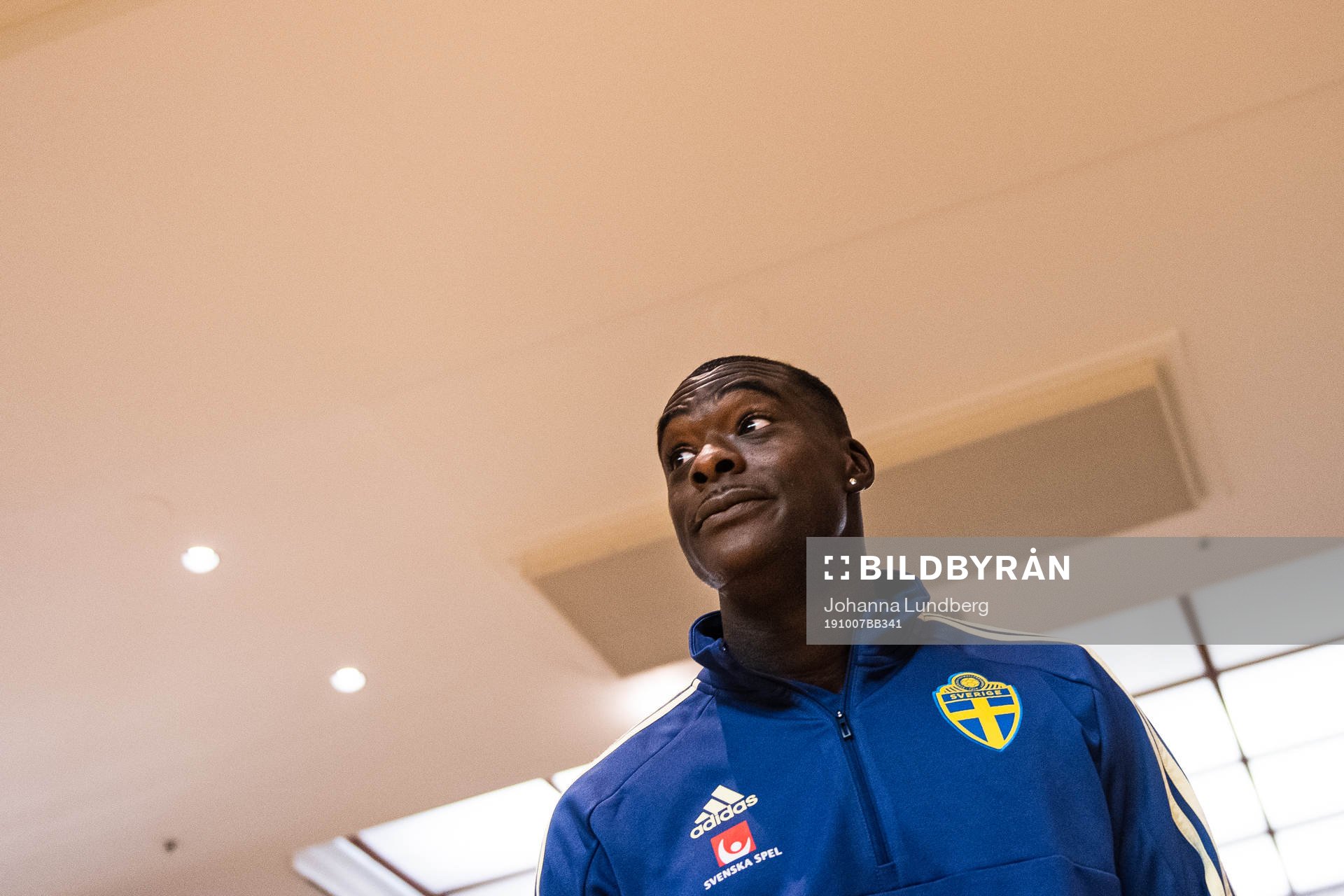 Ken Sema of the Swedish national football team