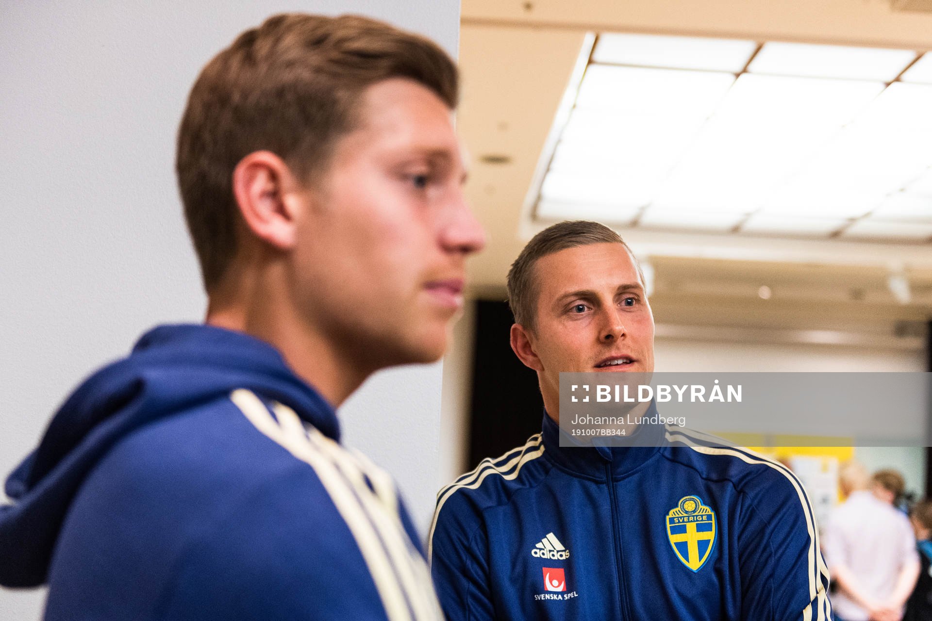 Alexander Fransson and Karl-Johan Johnsson of the Swedish