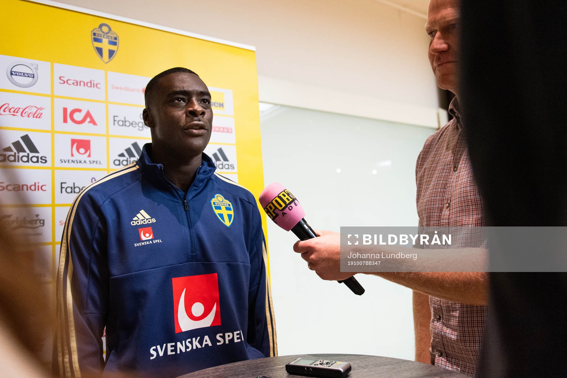 Ken Sema of the Swedish national football team