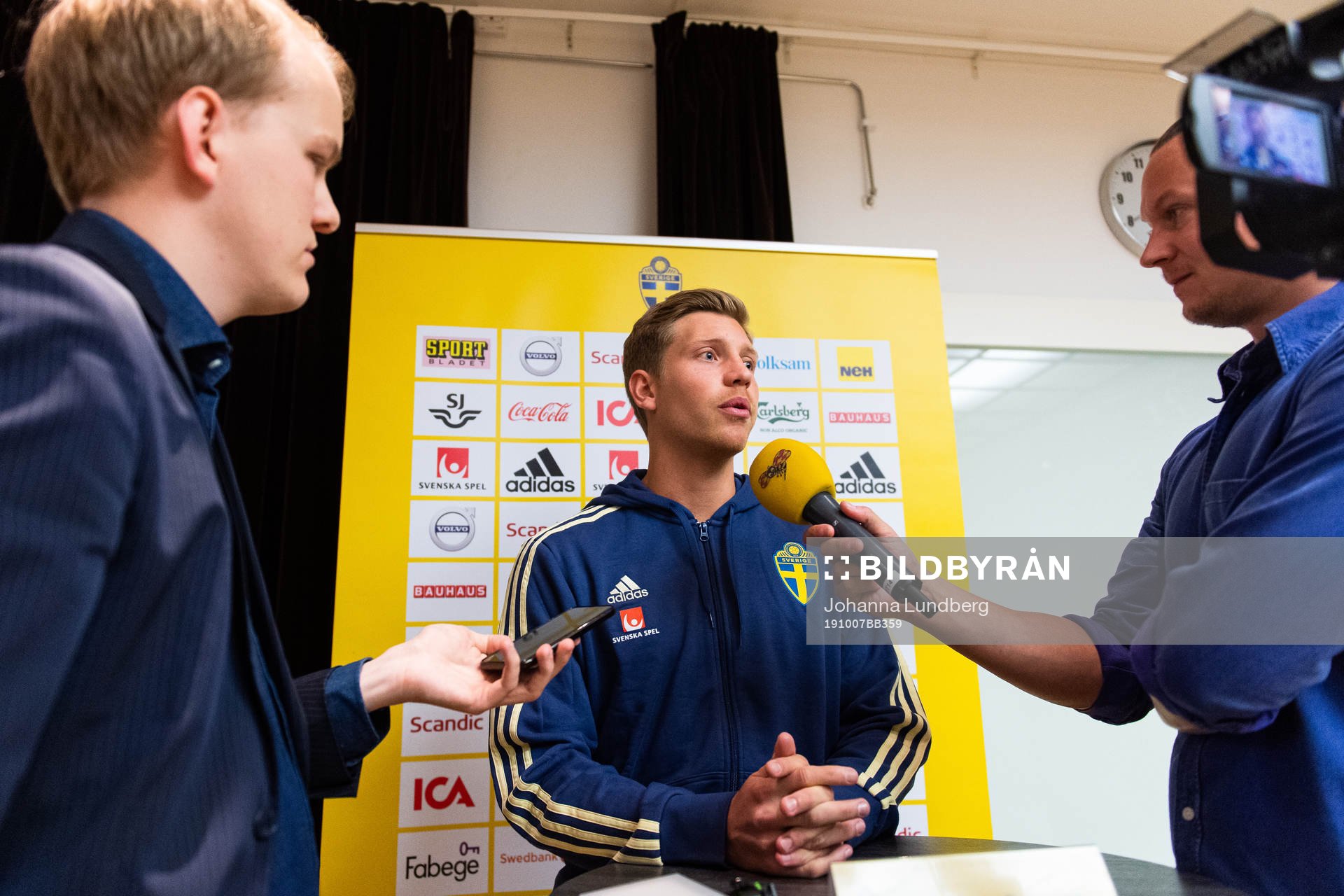 Alexander Fransson of the Swedish national football team