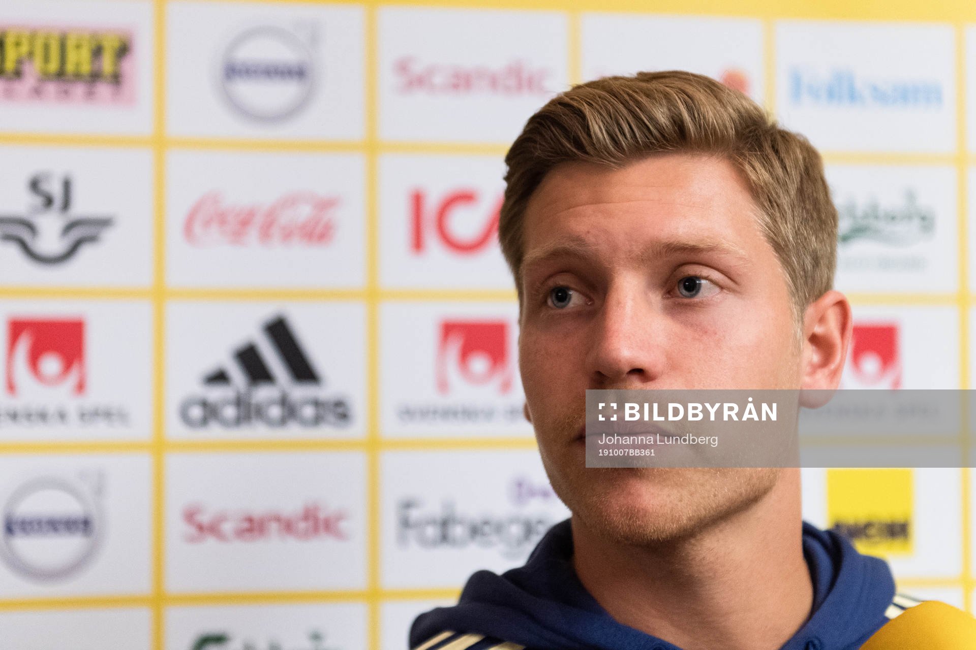 Alexander Fransson of the Swedish national football team
