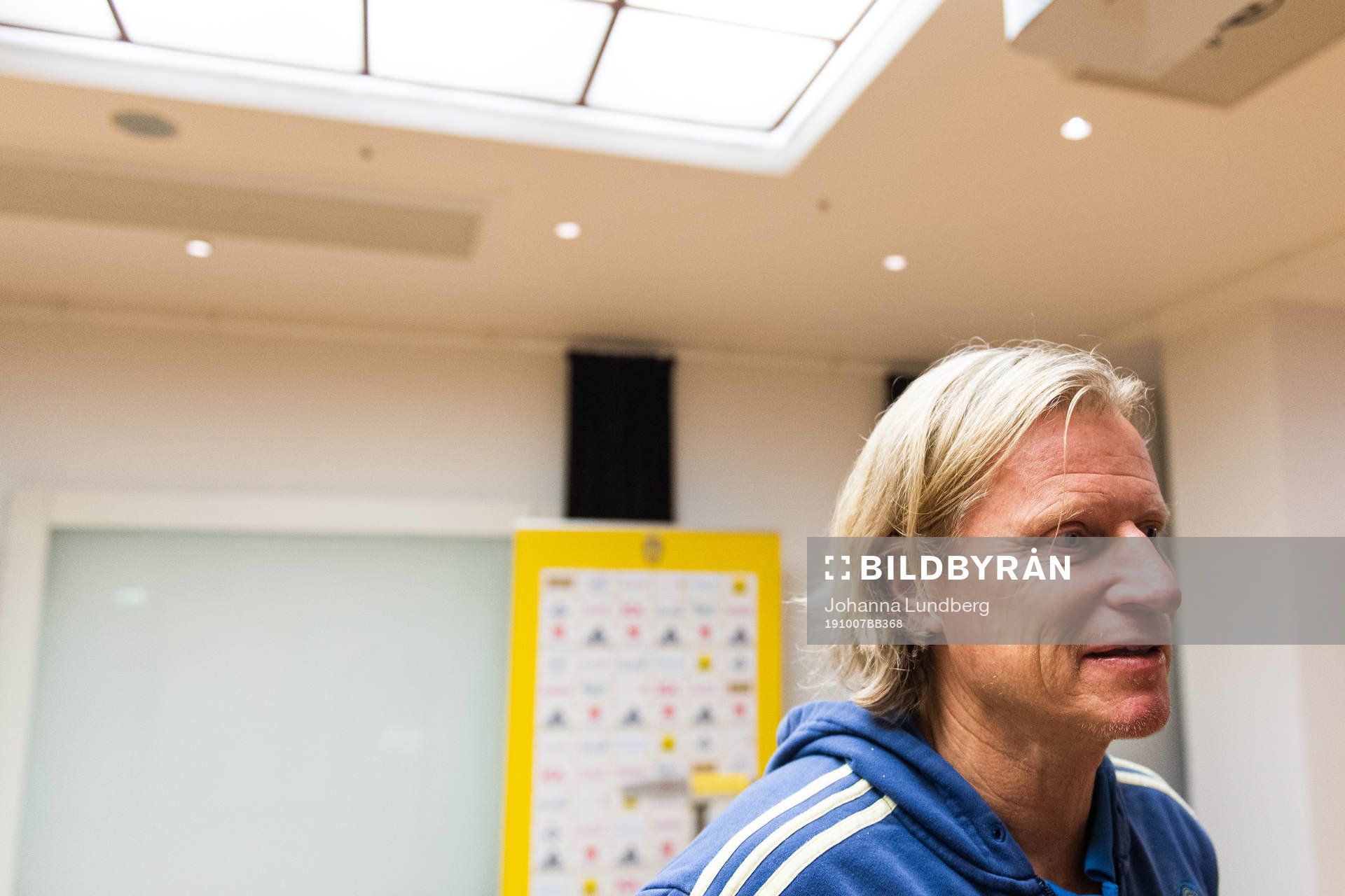 Team Manager Stefan Pettersson of the Swedish national