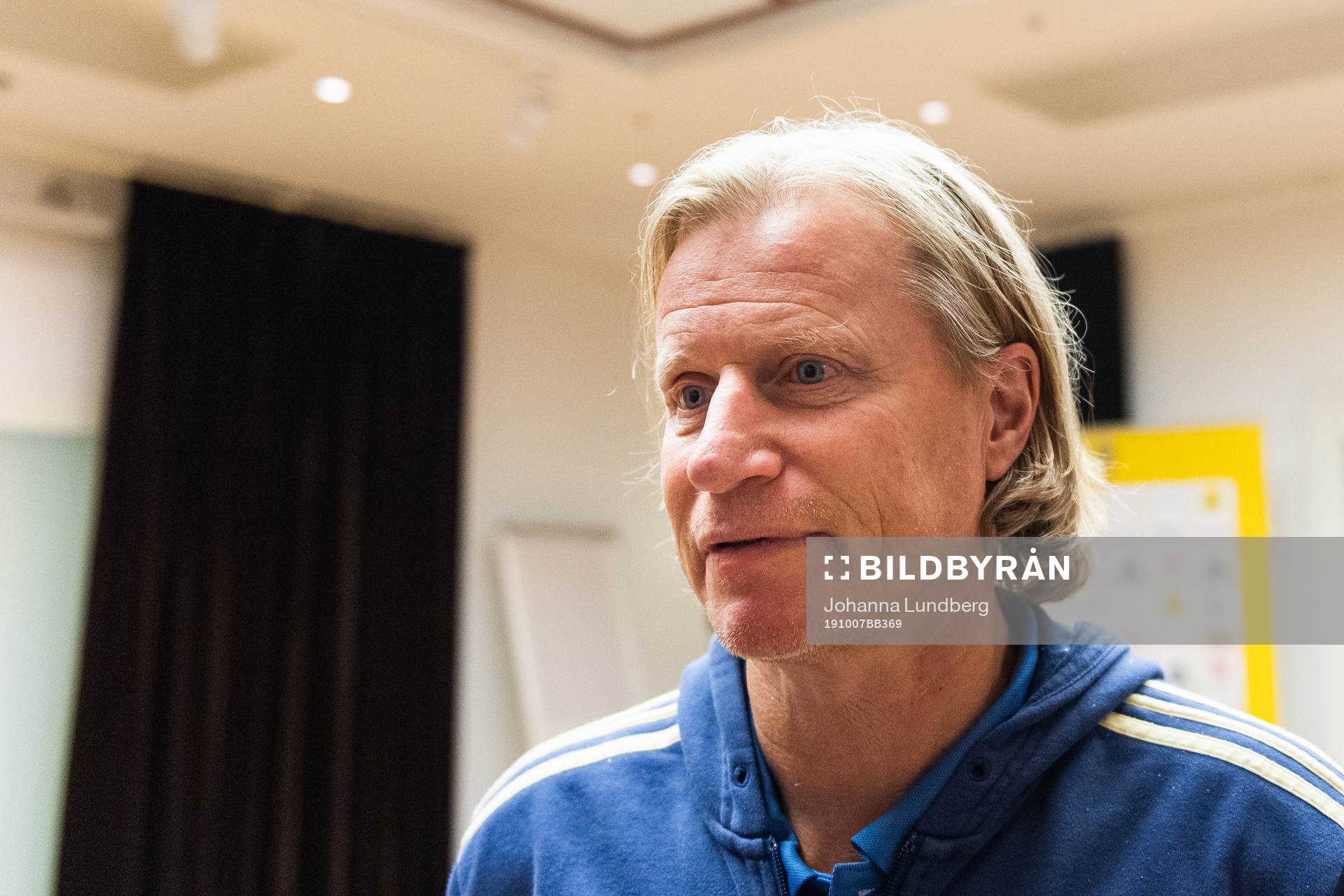 Team Manager Stefan Pettersson of the Swedish national