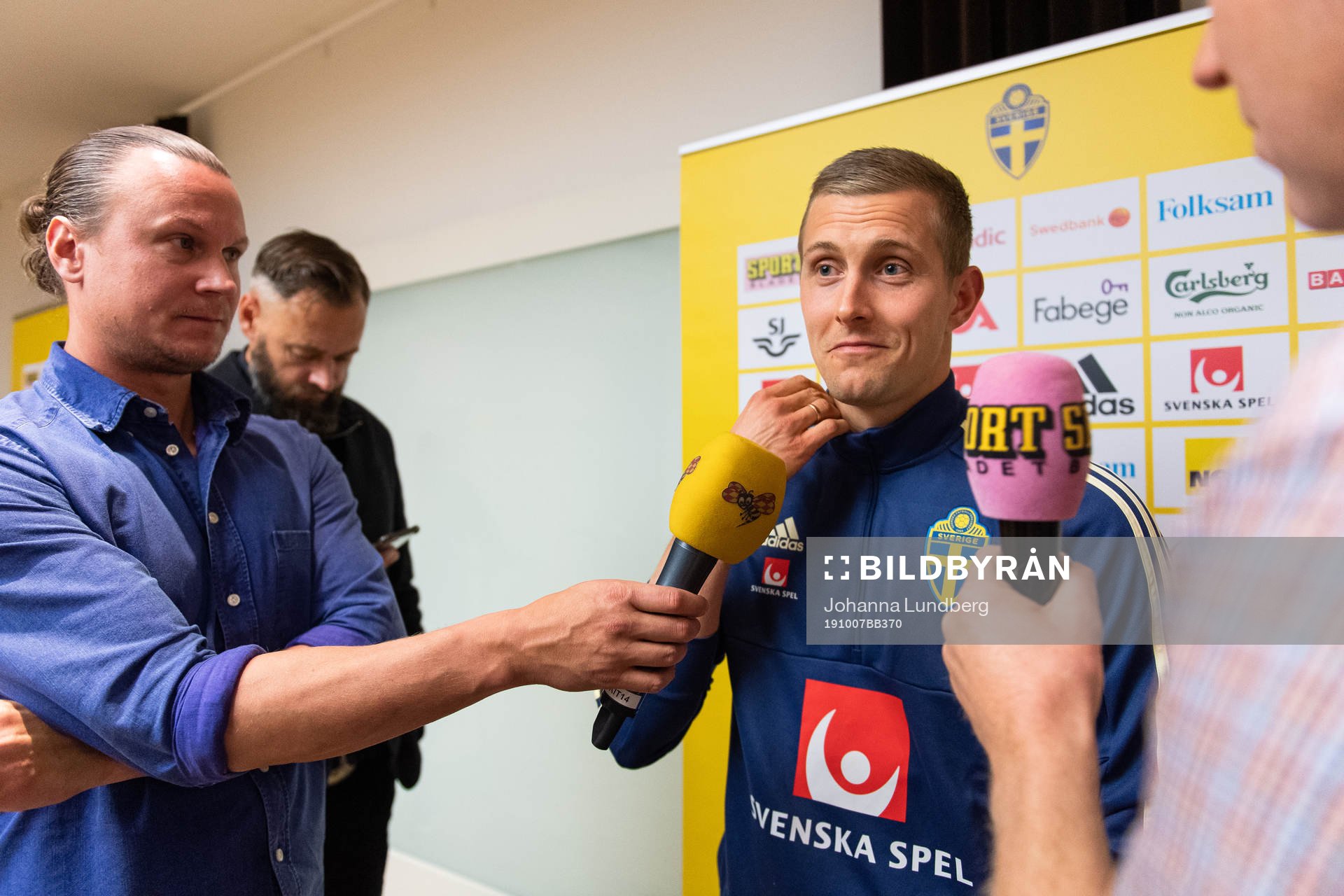 Karl-Johan Johnsson of the Swedish national football team