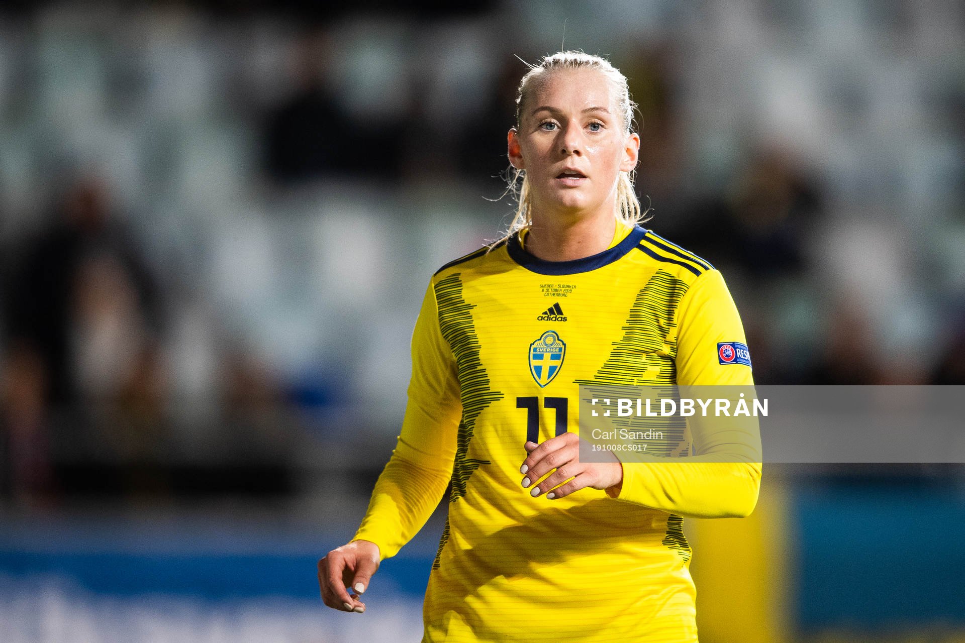Stina Blackstenius of Sweden