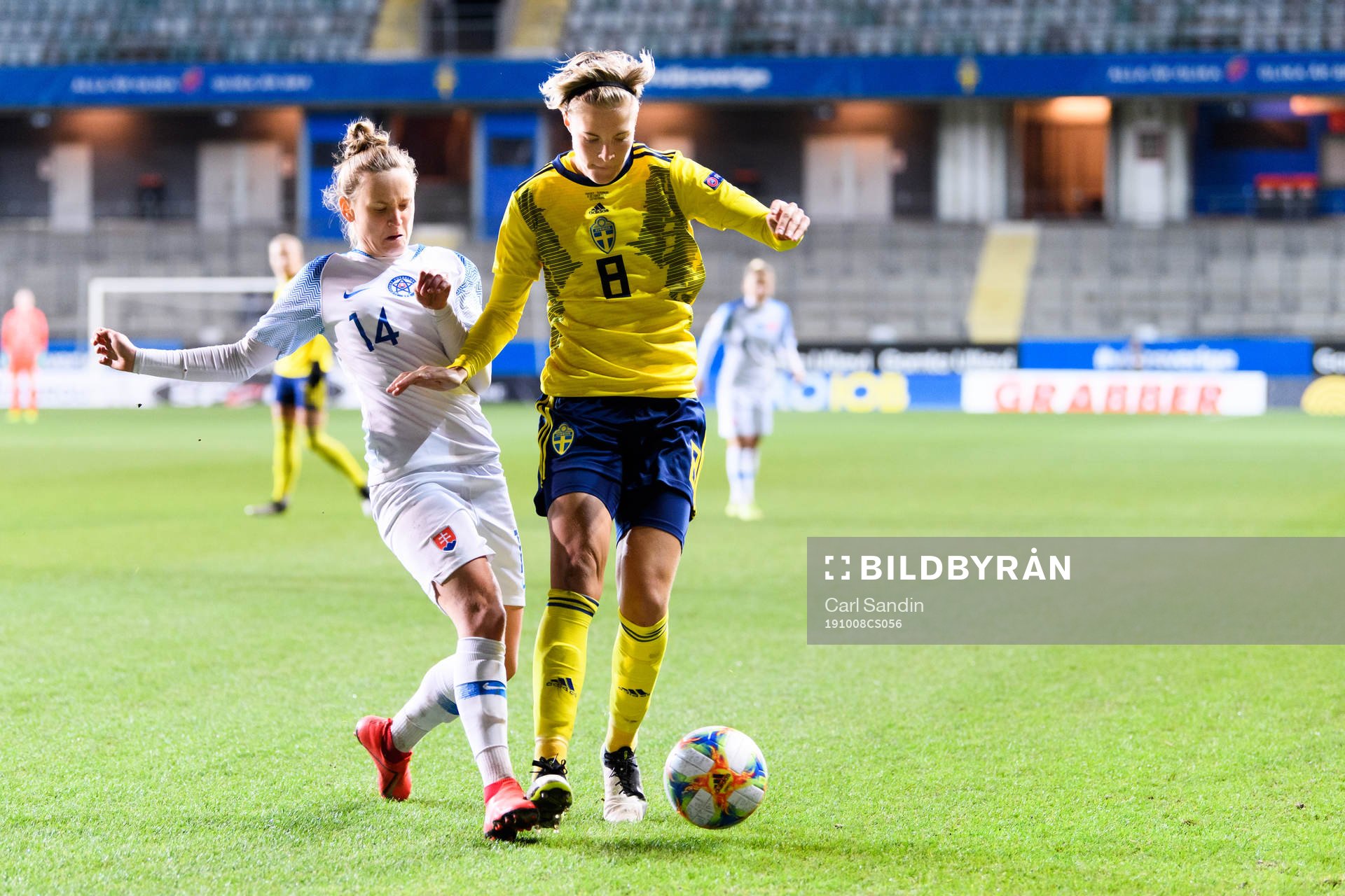 Petra Zdechovanova of Slovakia and Lina Hurtig of Sweden