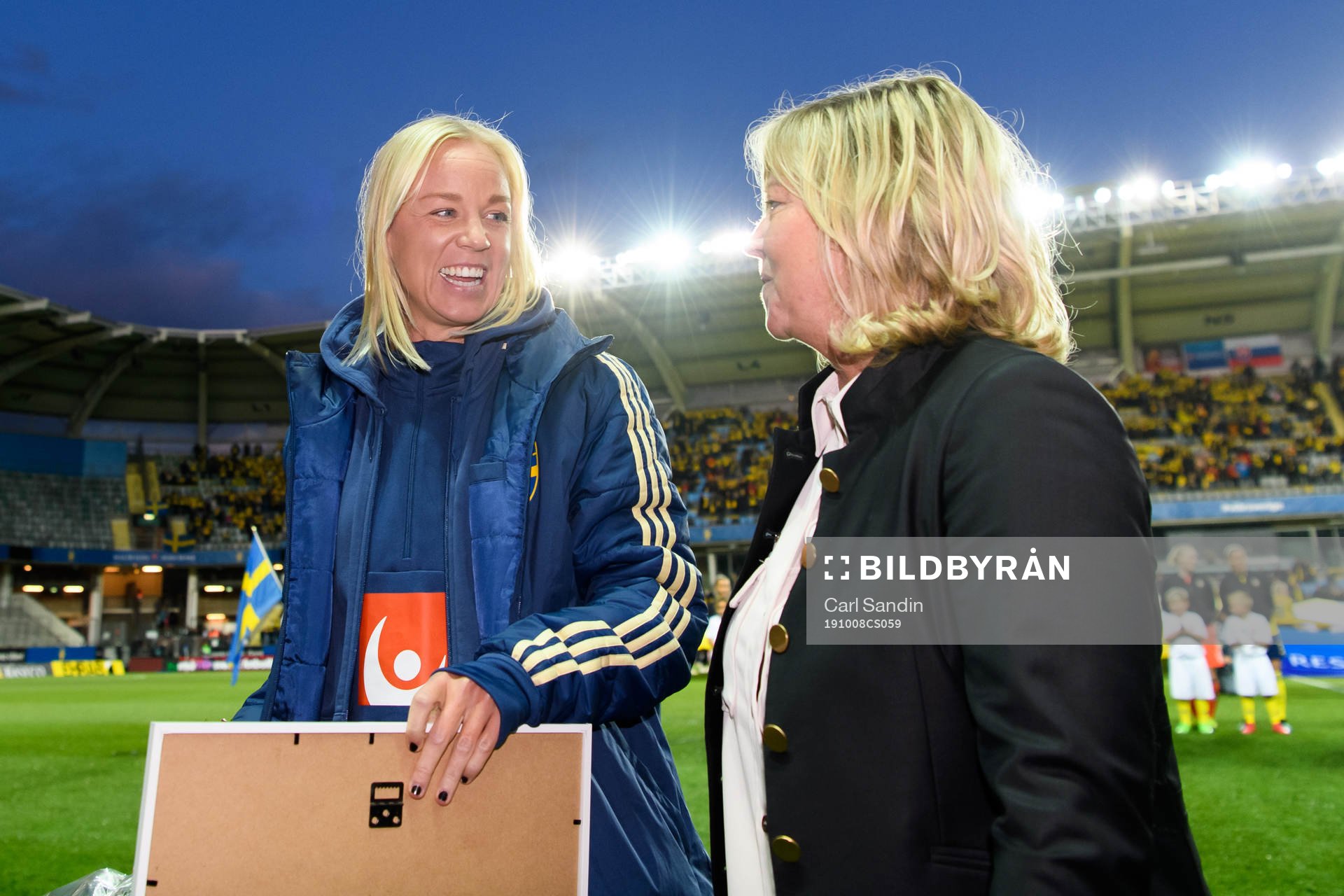 Marika Domanski Lyfors, Head of Delegation recognize