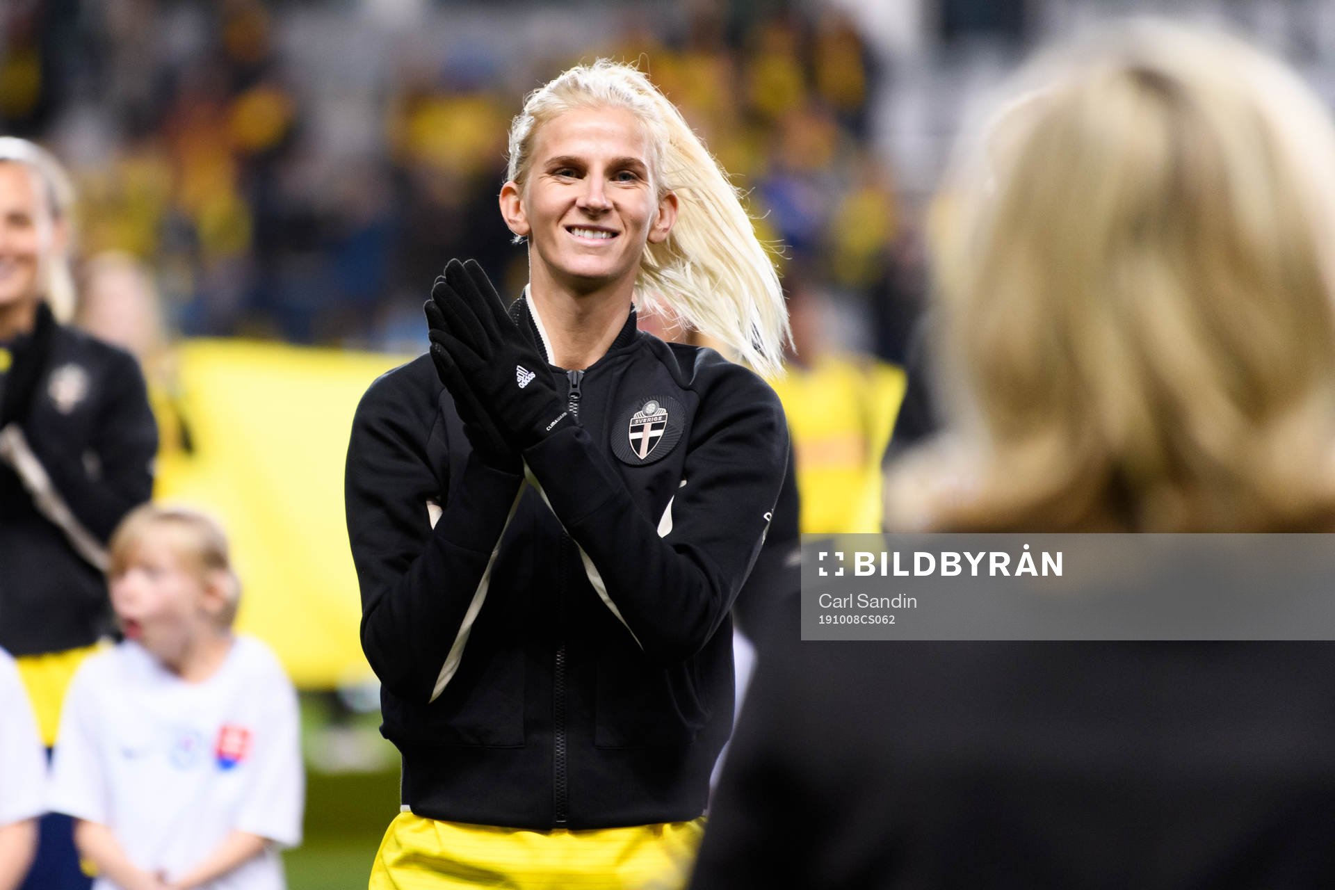 Sofia Jakobsson is recognized for playing her 100th
