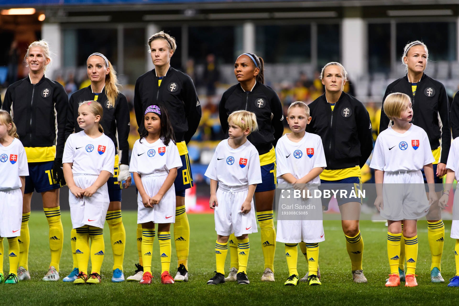 Sofia Jakobssonl Kosovare Asllani, Lina Hurtig, Madelen