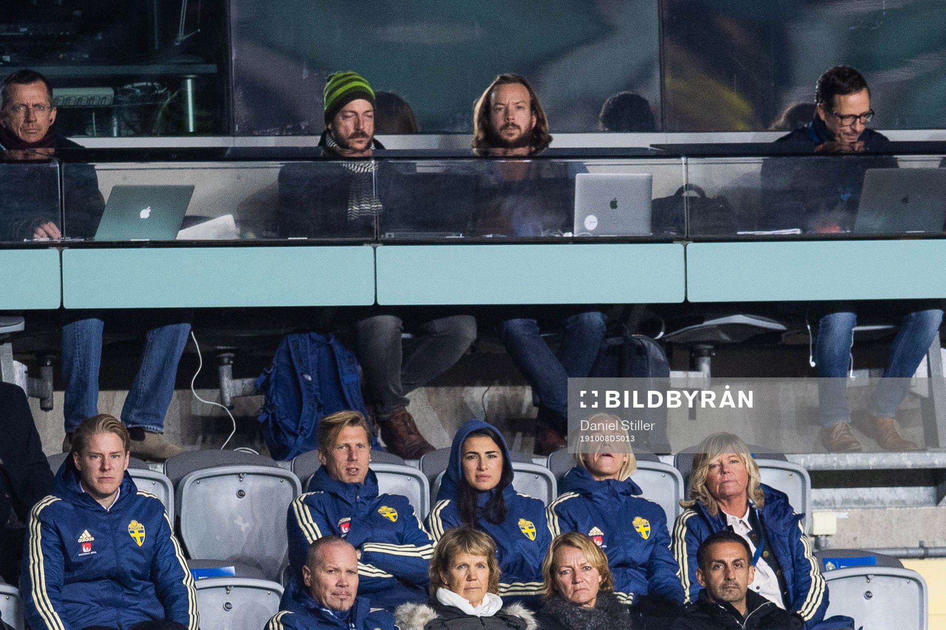 Goalkeeper Zecira Musovic, Caroline Seger and Marika