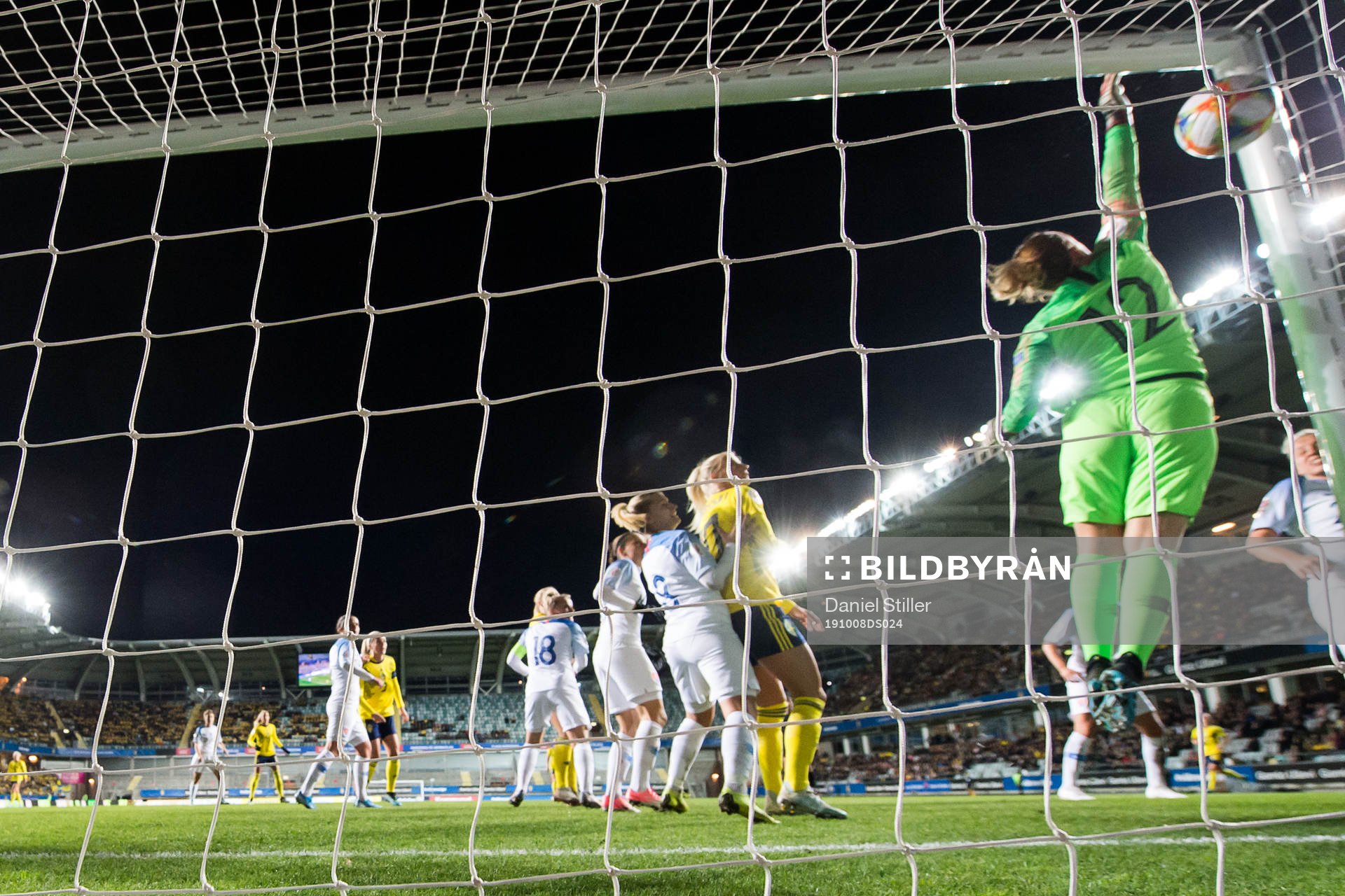 Goalkeeper Maria Korenciova of Slovakia