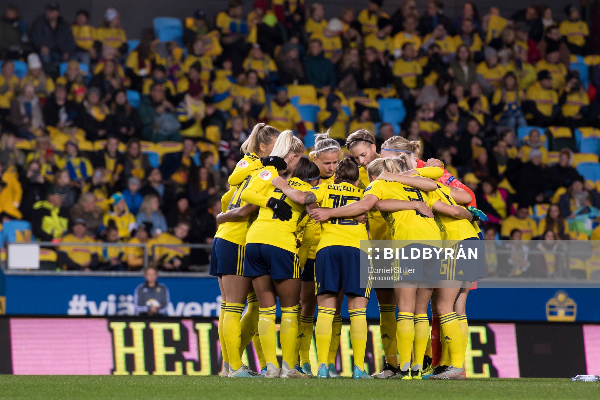 The Swedish team gathered