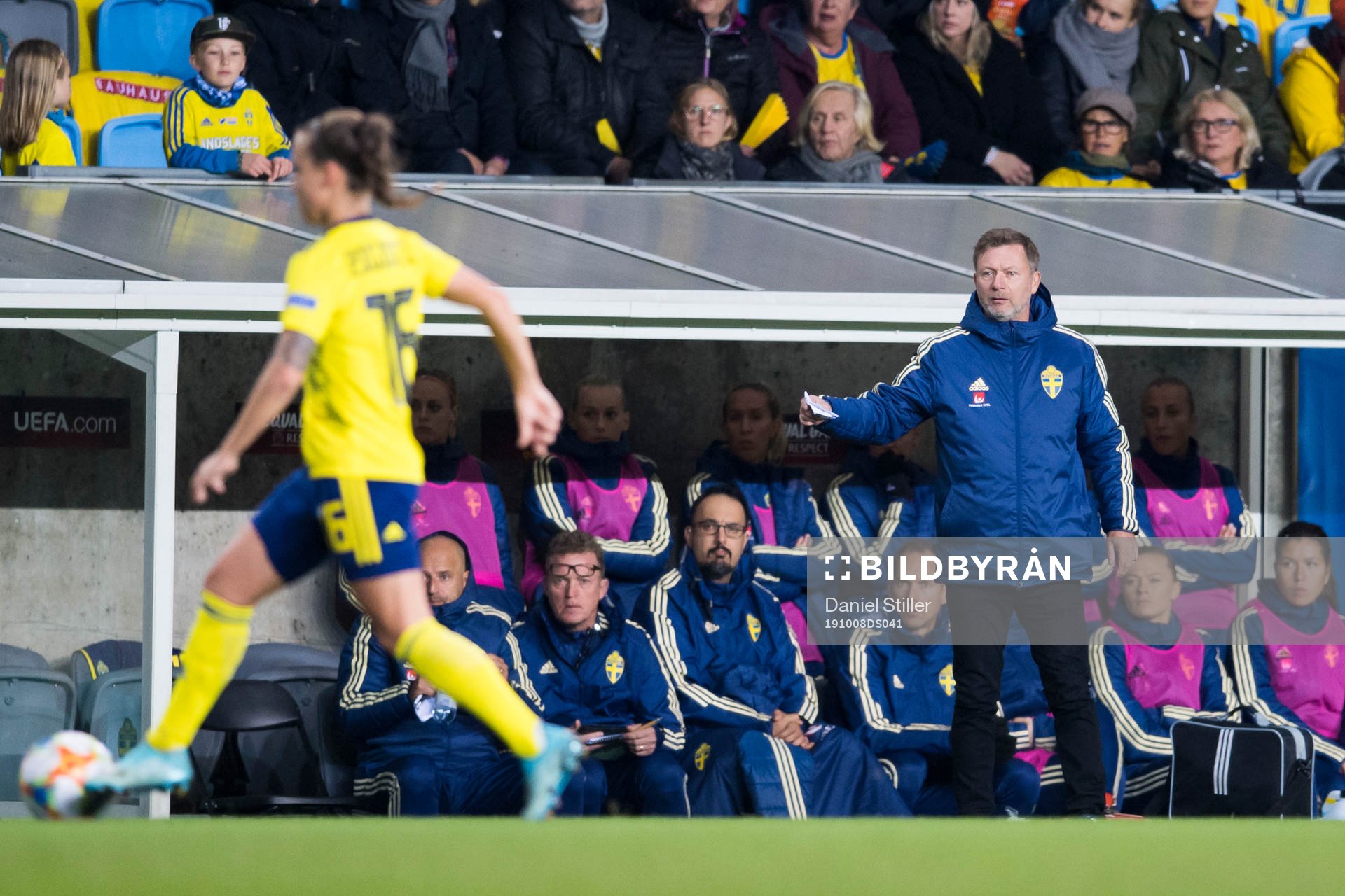 Head coach Peter Gerhardsson of Sweden