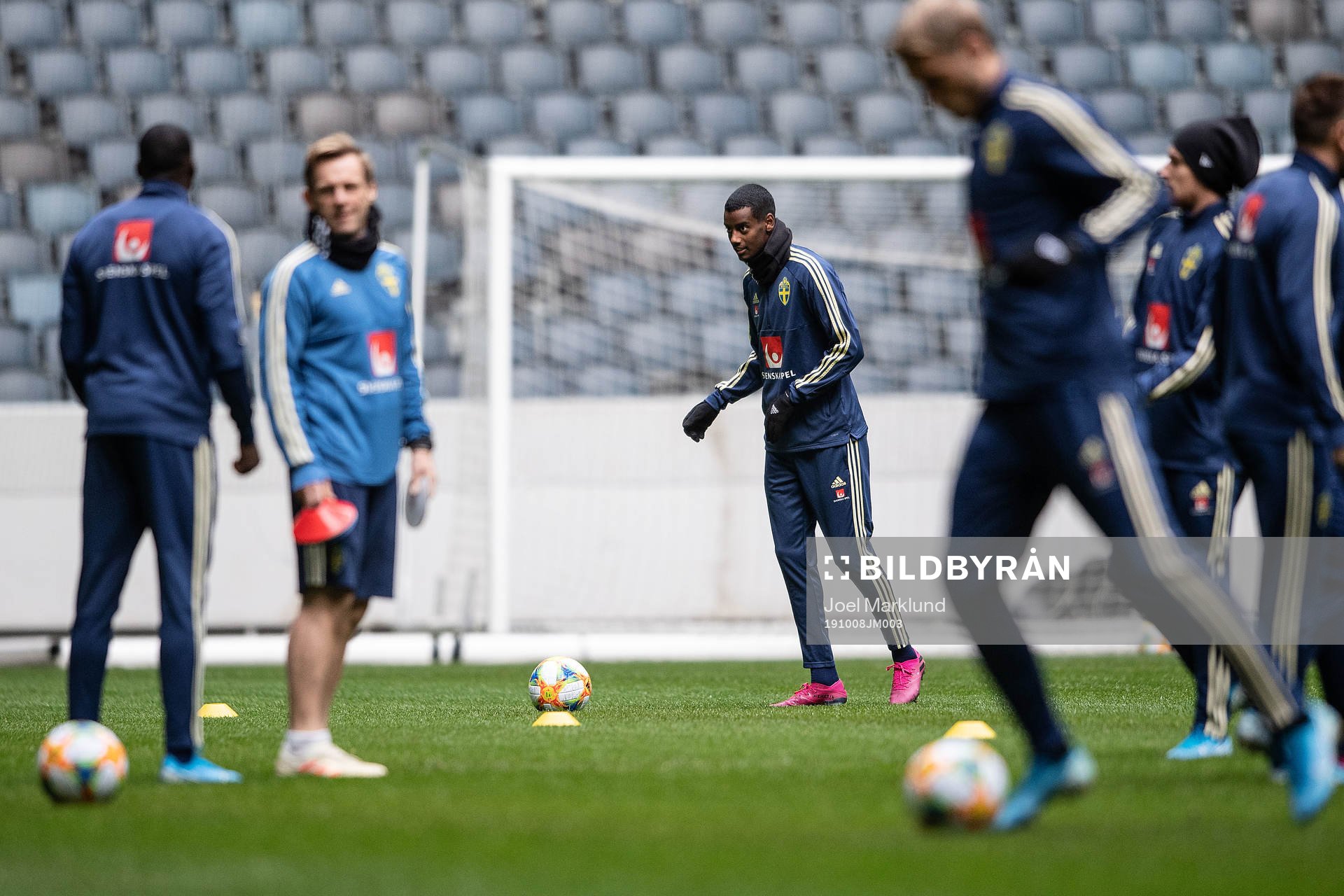 Alexander Isak of the Swedish national football team