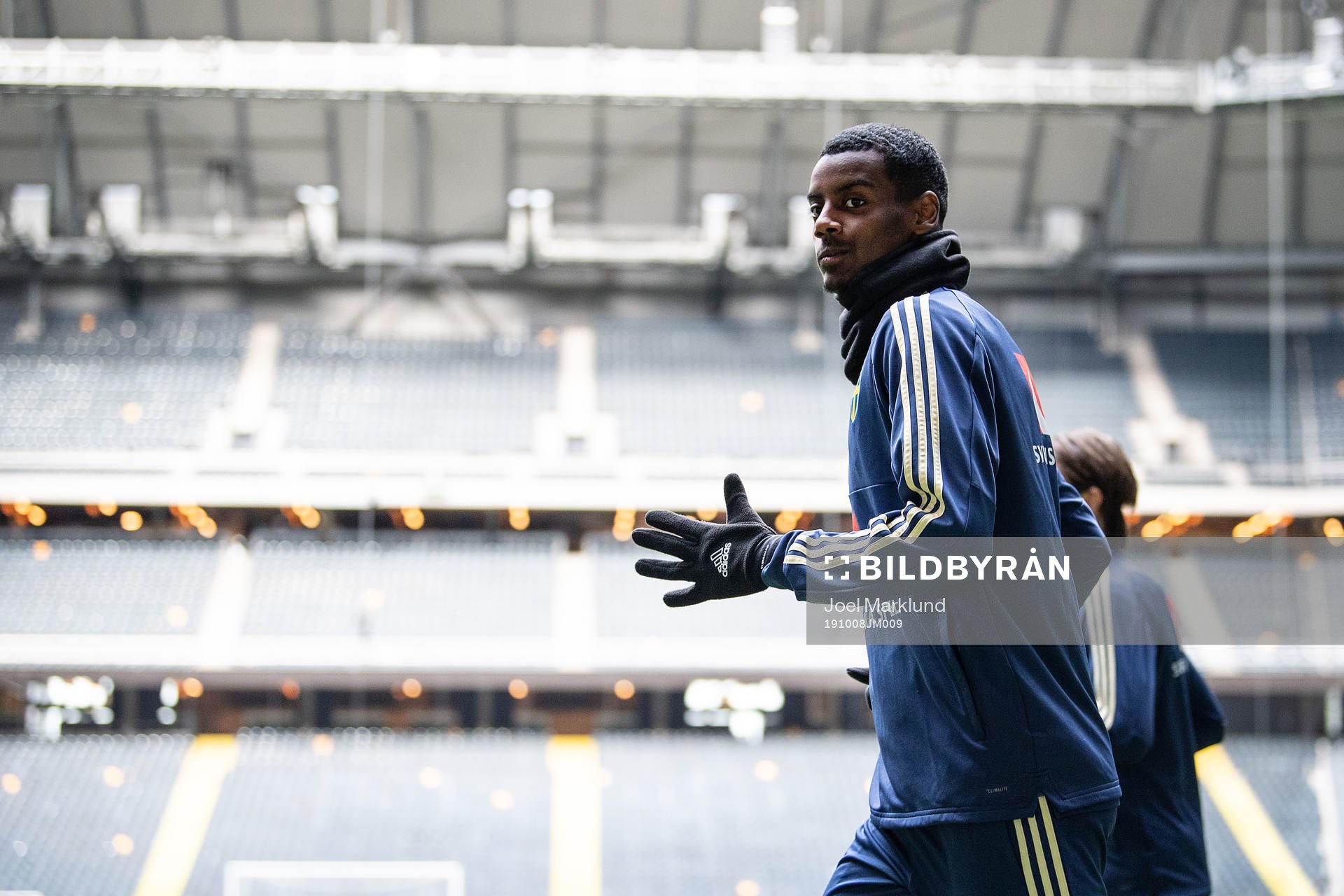 Alexander Isak of the Swedish national football team
