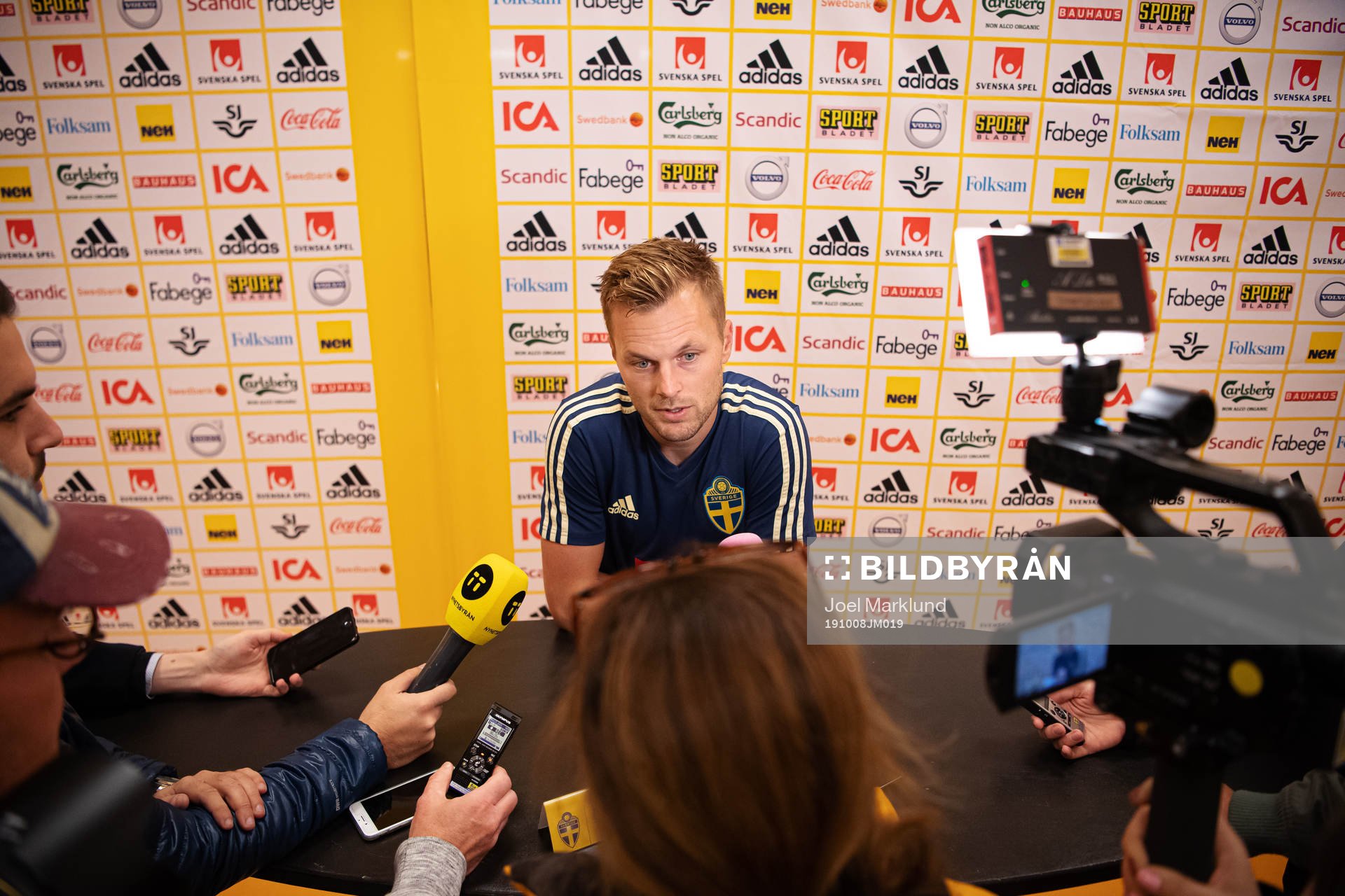 Sebastian Larsson of the Swedish national football team is