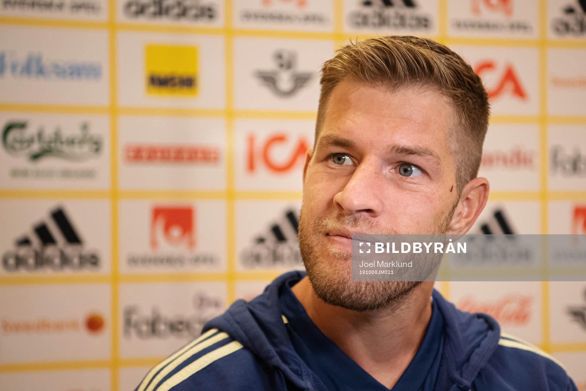 Riccardo Gagliolo of the Swedish national football team