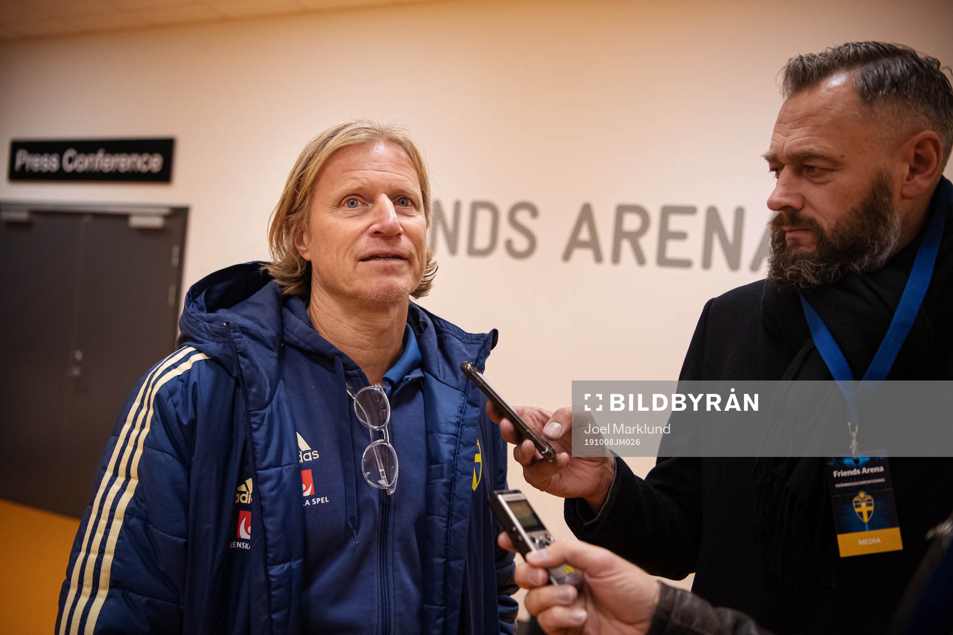 Team manager Stefan Pettersson of the Swedish national