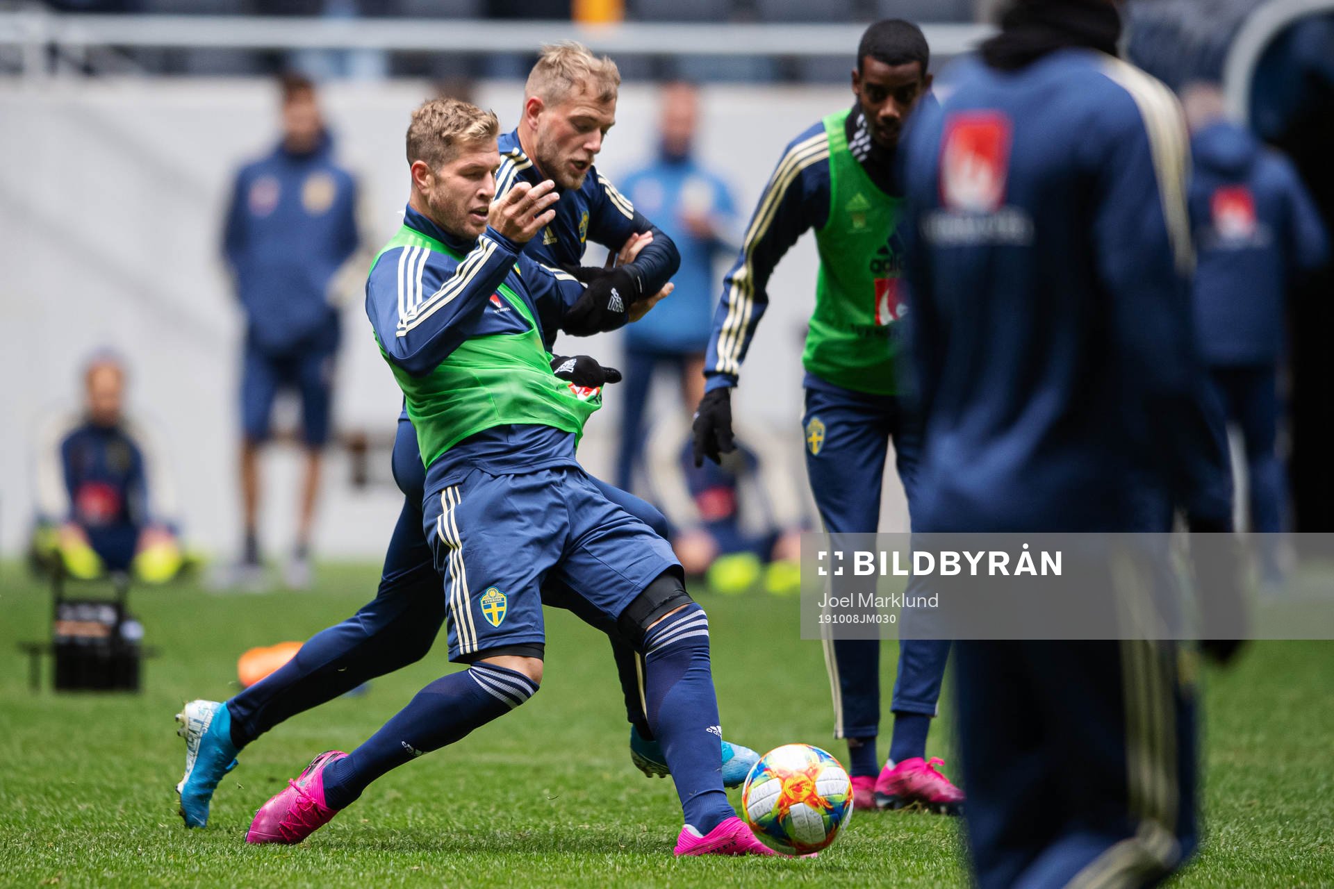 Riccardo Gagliolo and John Guidetti of the Swedish national