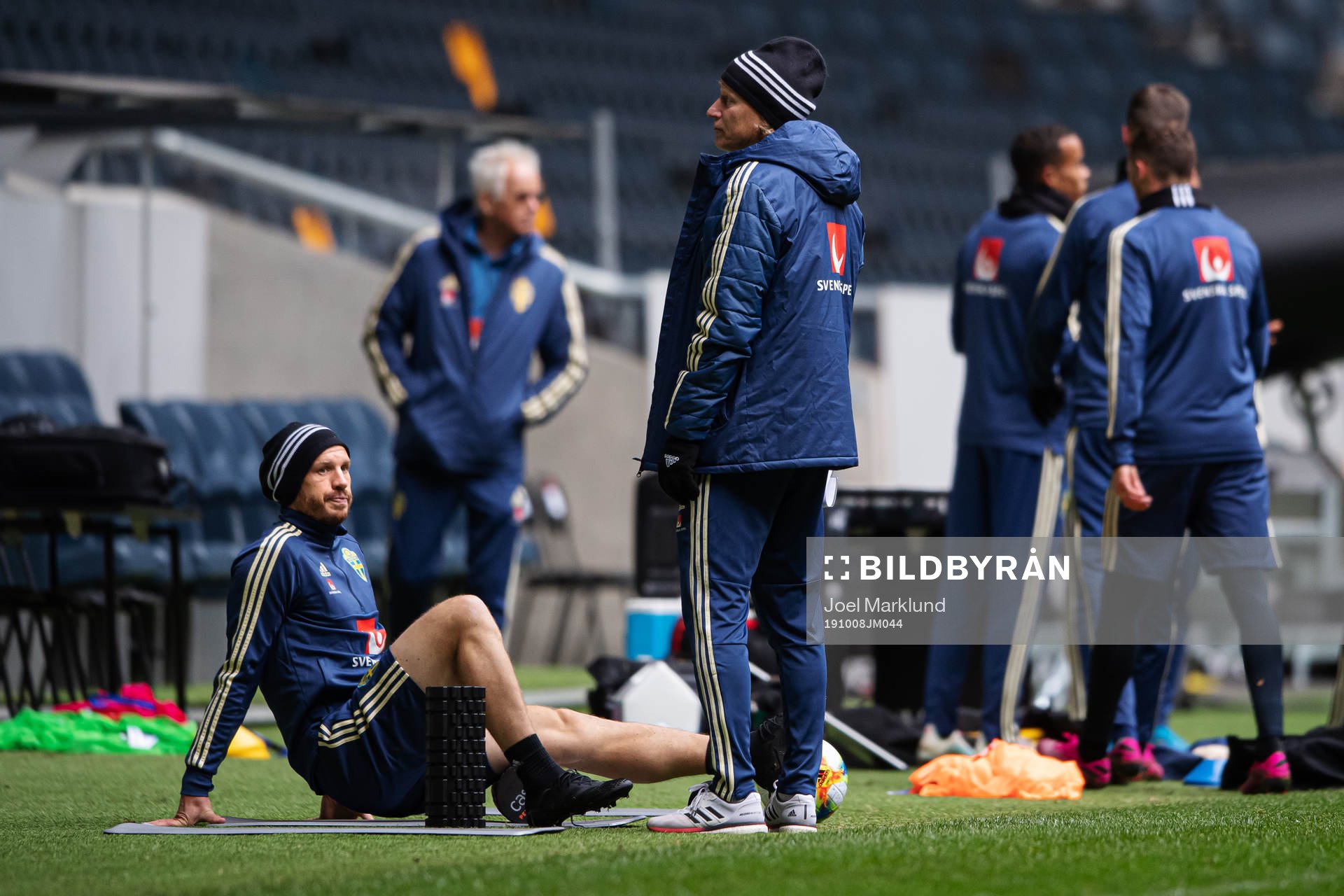 Gustav Svensson of the Swedish national football team and
