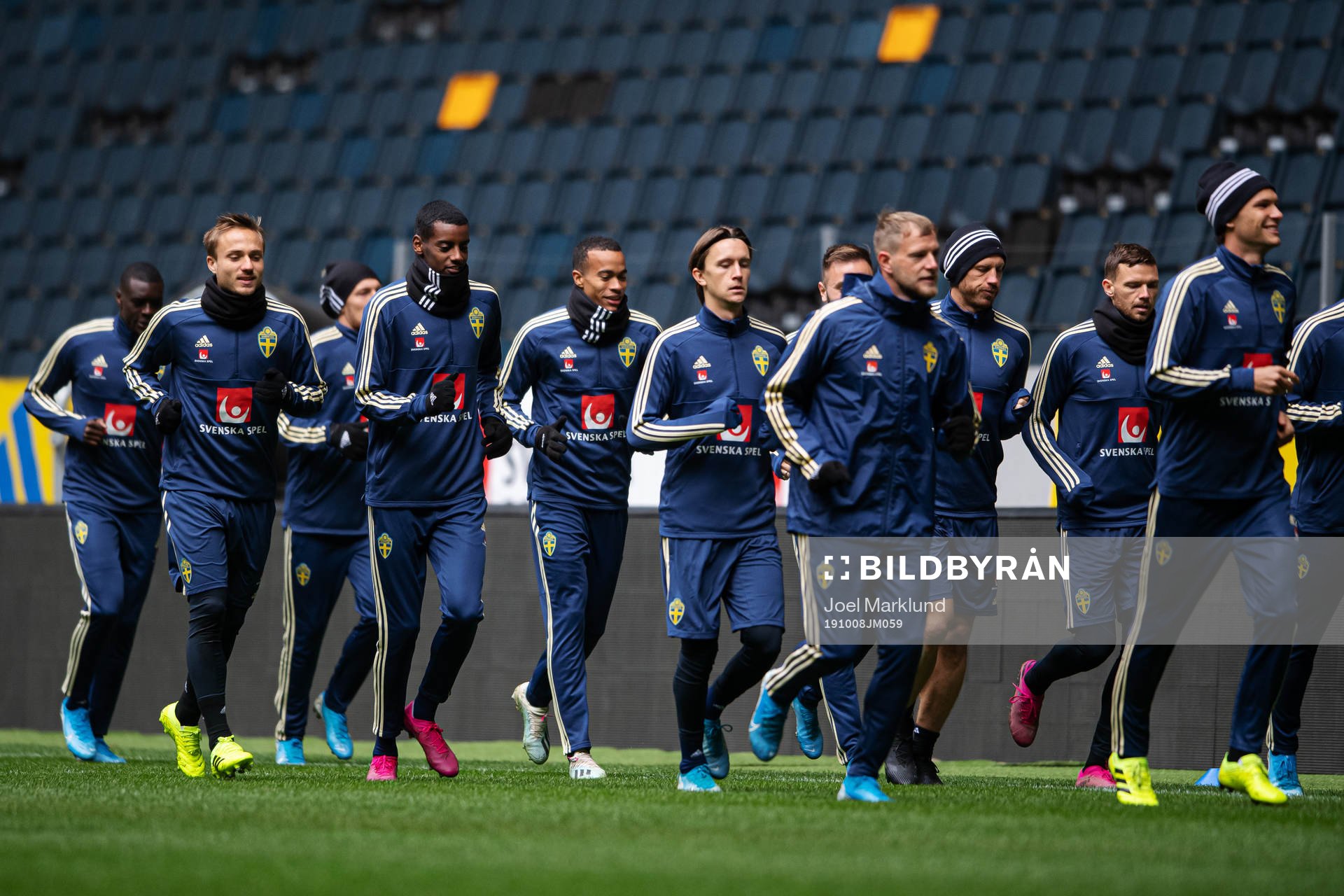 Players of the Swedish national football team including