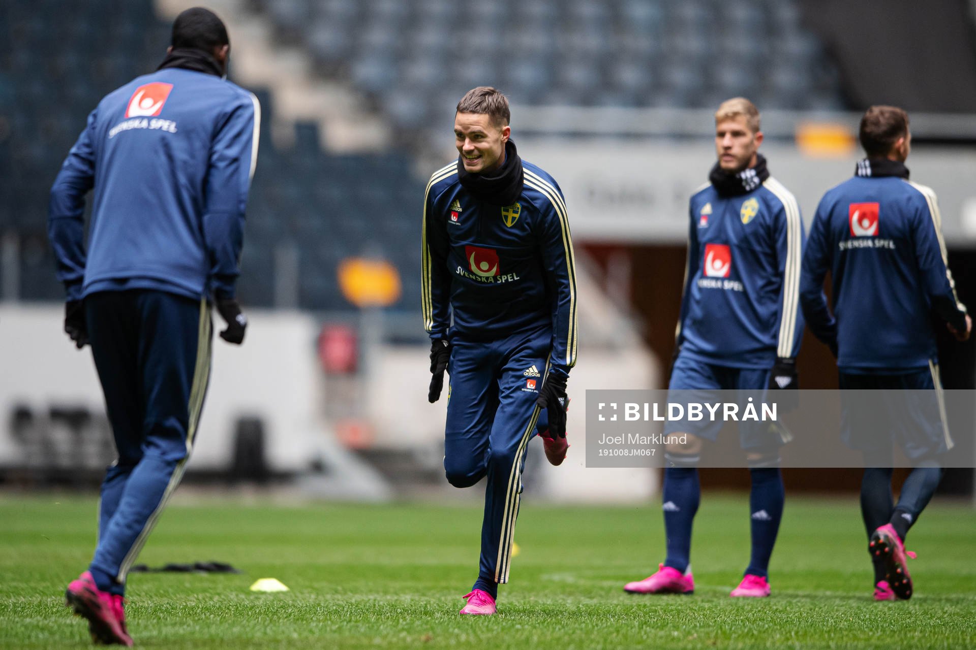 Mikael Lustig of the Swedish national football team