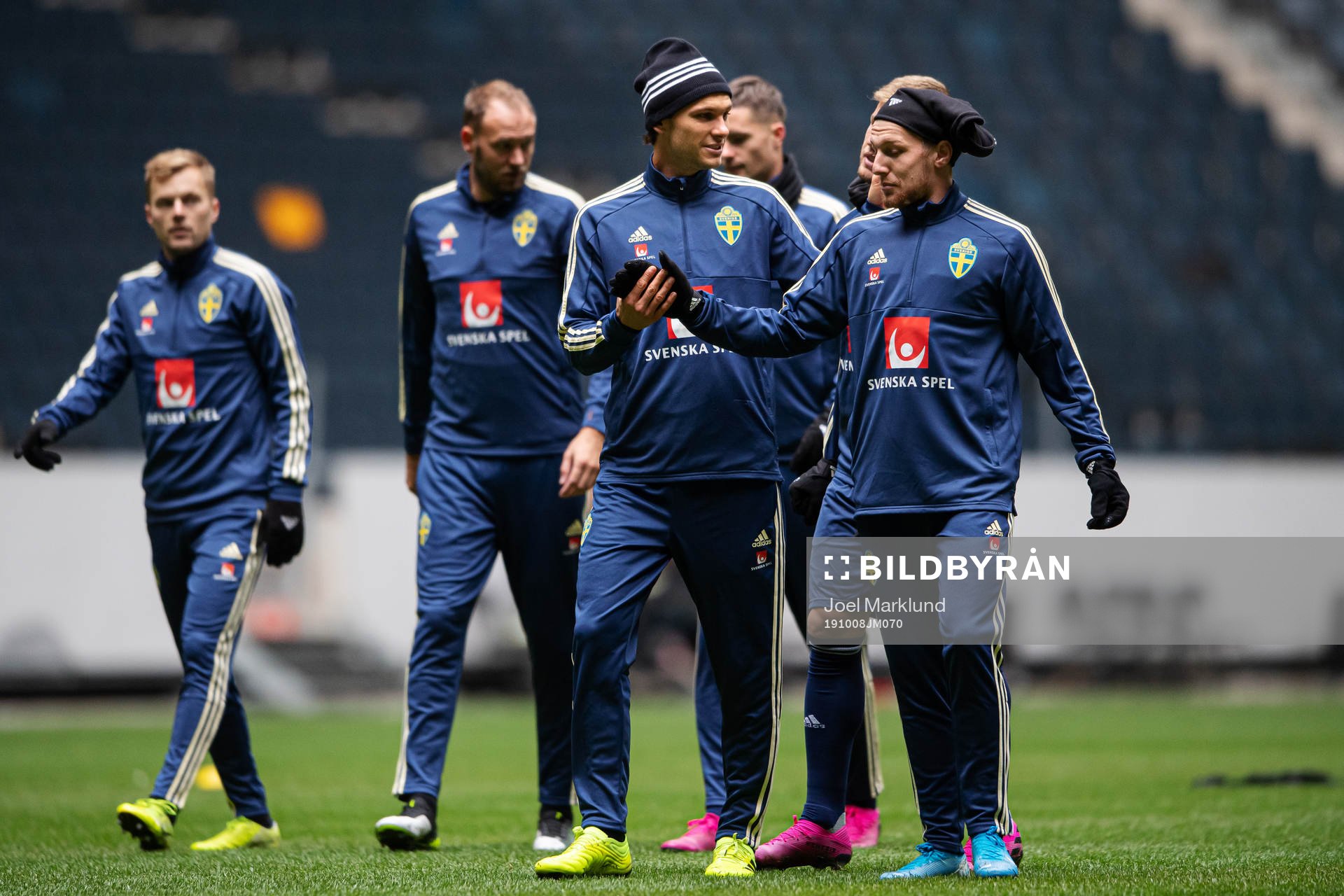 Albin Ekdal and Emil Forsberg of the Swedish national