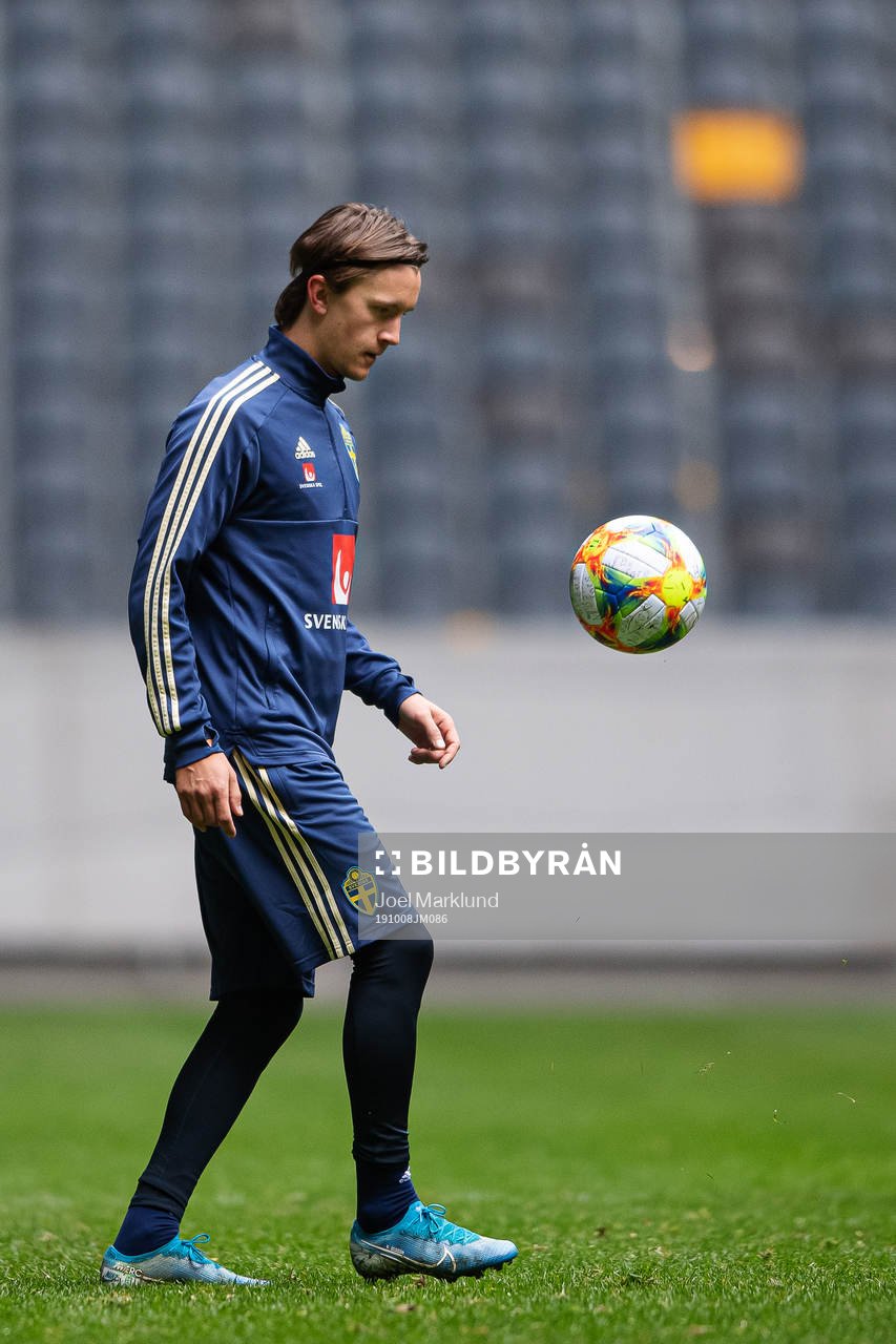 Kristoffer Olsson of the Swedish national football team