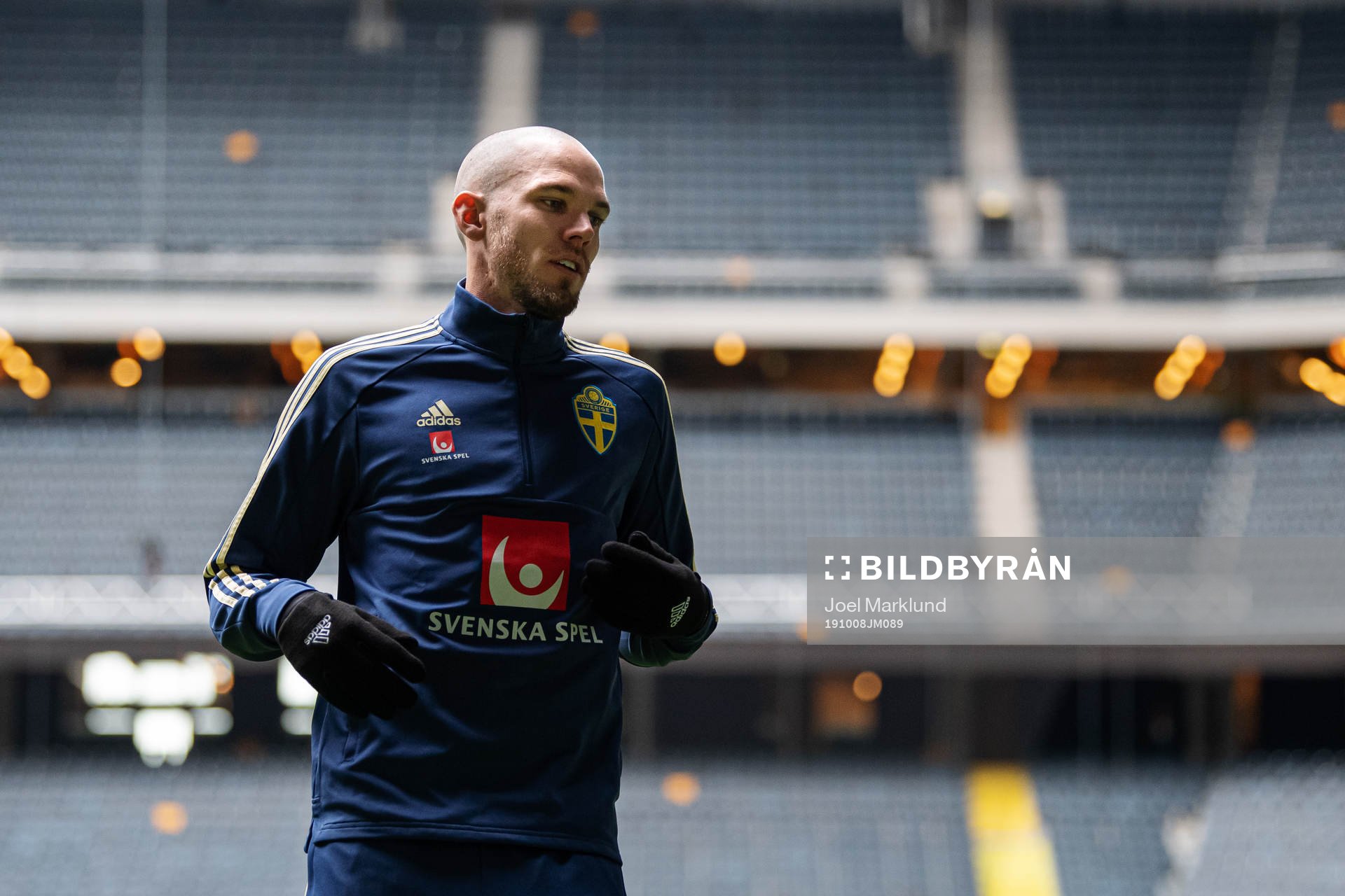 Marcus Danielson of the Swedish national football team