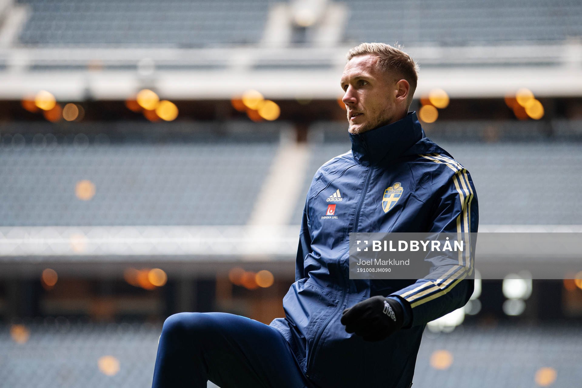 Robin Olsen of the Swedish national football team