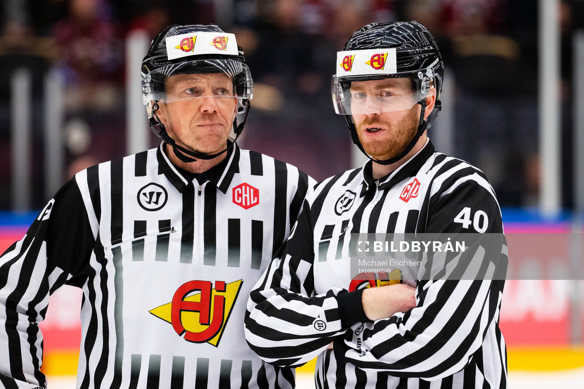 Lines men Henrik Pihlblad and Anders Nyqvist