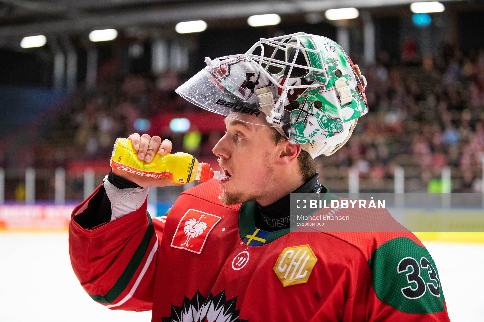 goalkeeper Johan Mattsson of Frölunda