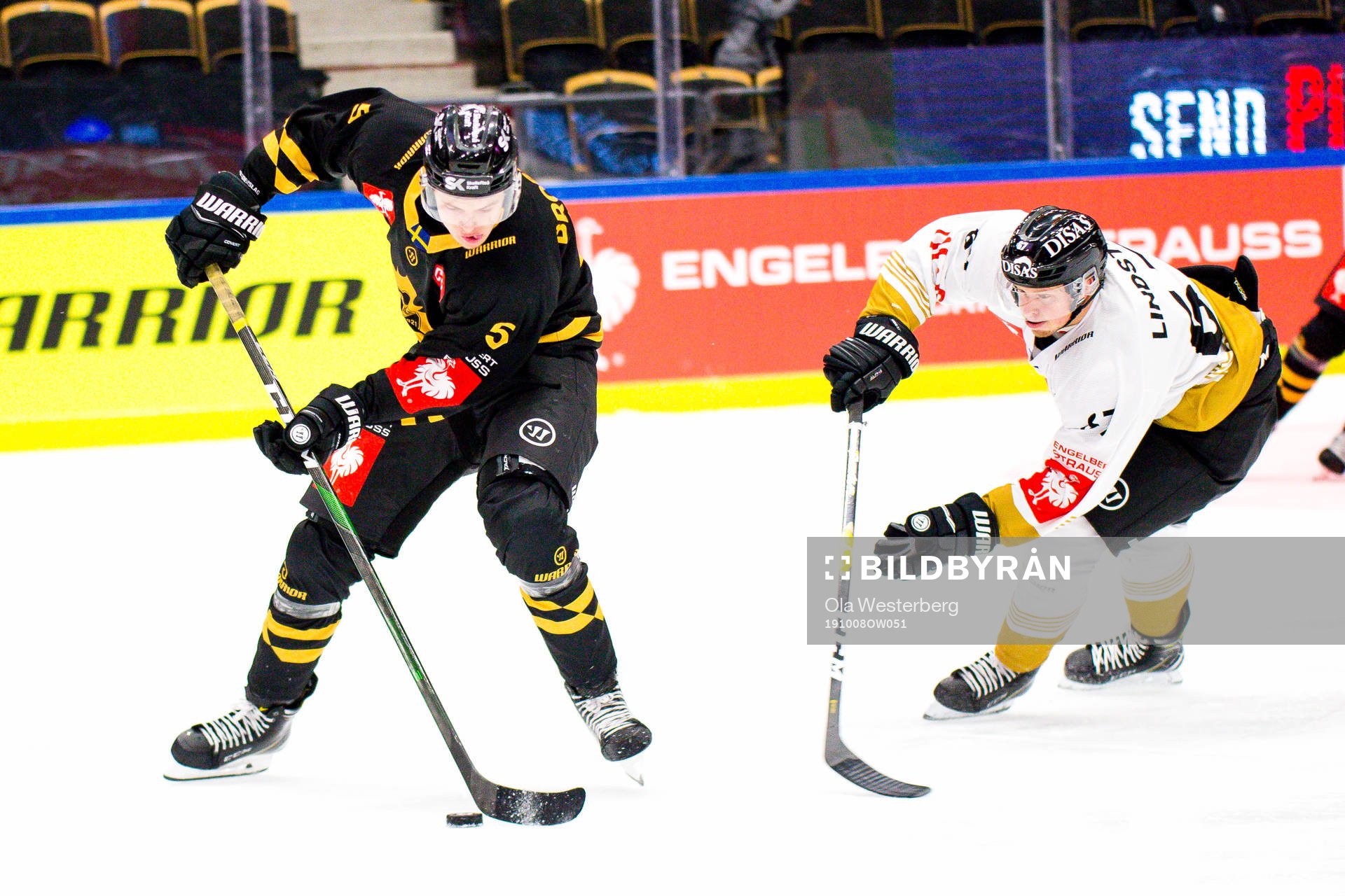 Philip Broberg of Skellefteå and Jasper Lindsten of