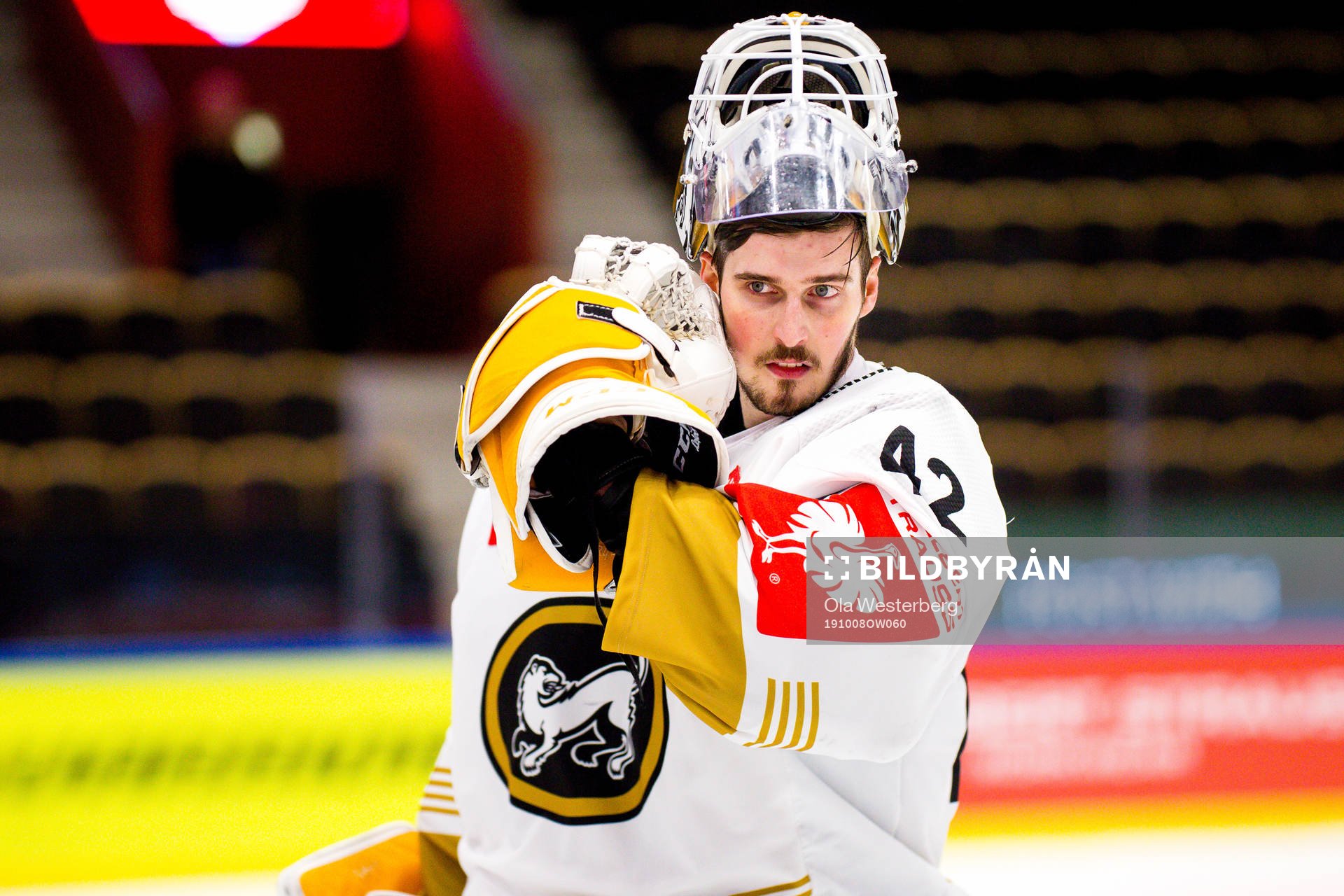 Goalkeeper Patrik Rybar of Kärpät looks dejected