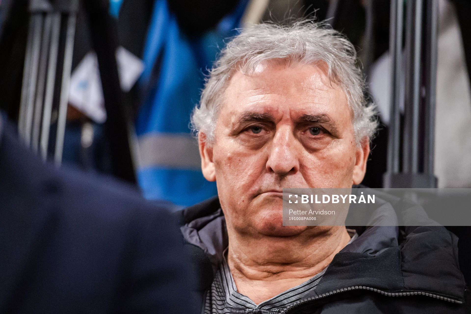 Sefik Ibrahimović, dad of Zlatan Ibrahimovic at a press