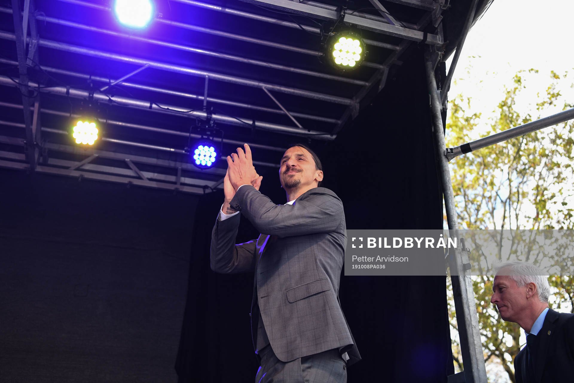 Zlatan Ibrahimovic and Håkan Sjöstrand, General Secretary