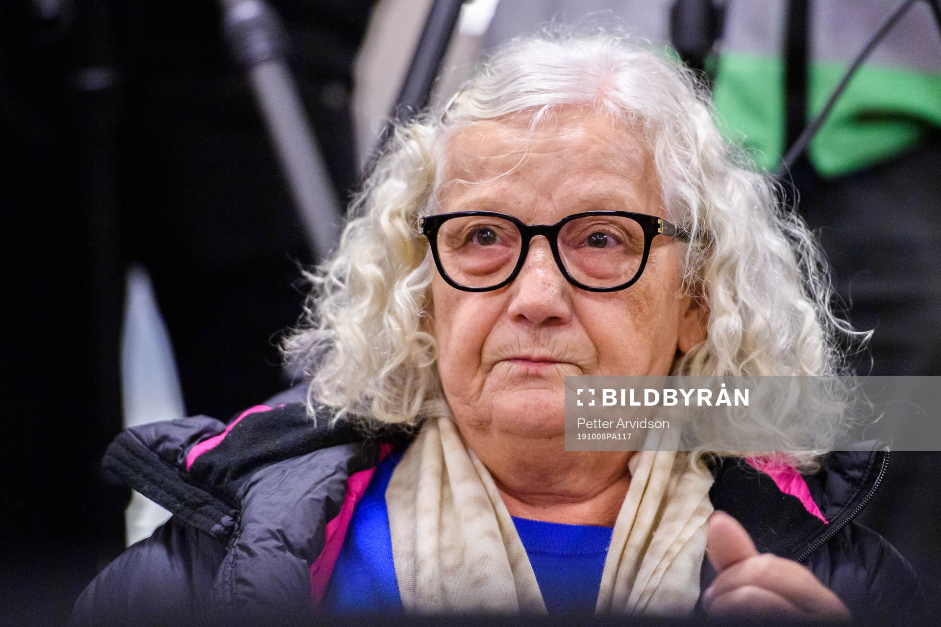 Jurka Gravić, mom of Zlatan Ibrahimovic at a press