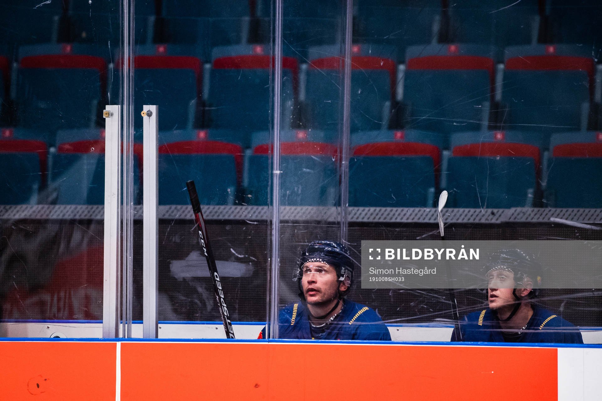 Niclas Bergfors and Olle Alsing of Djurgården in the