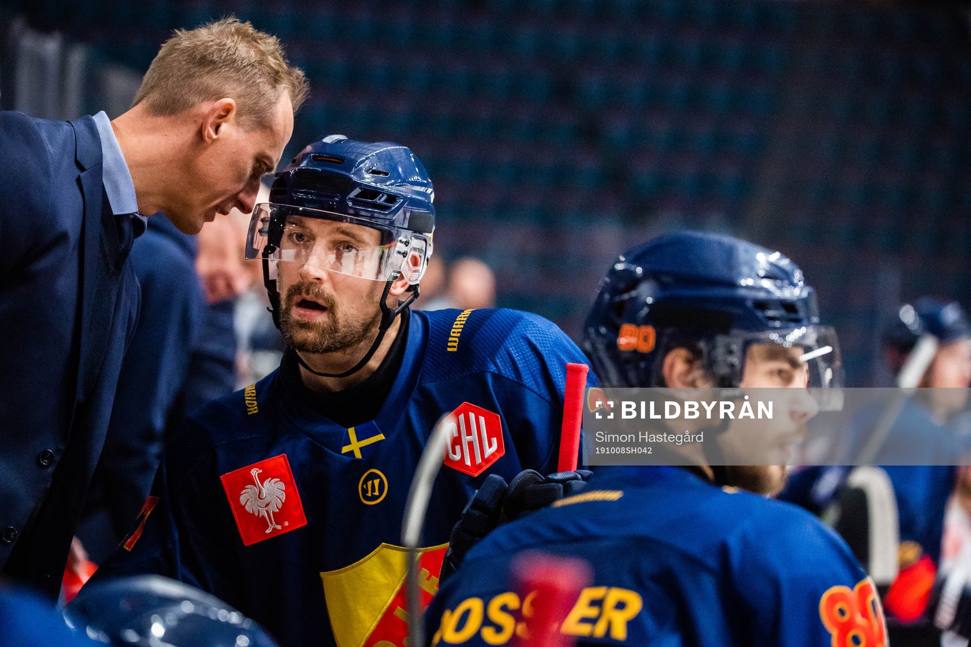 Assistant coach assistant coach Mikael Håkanson  and
