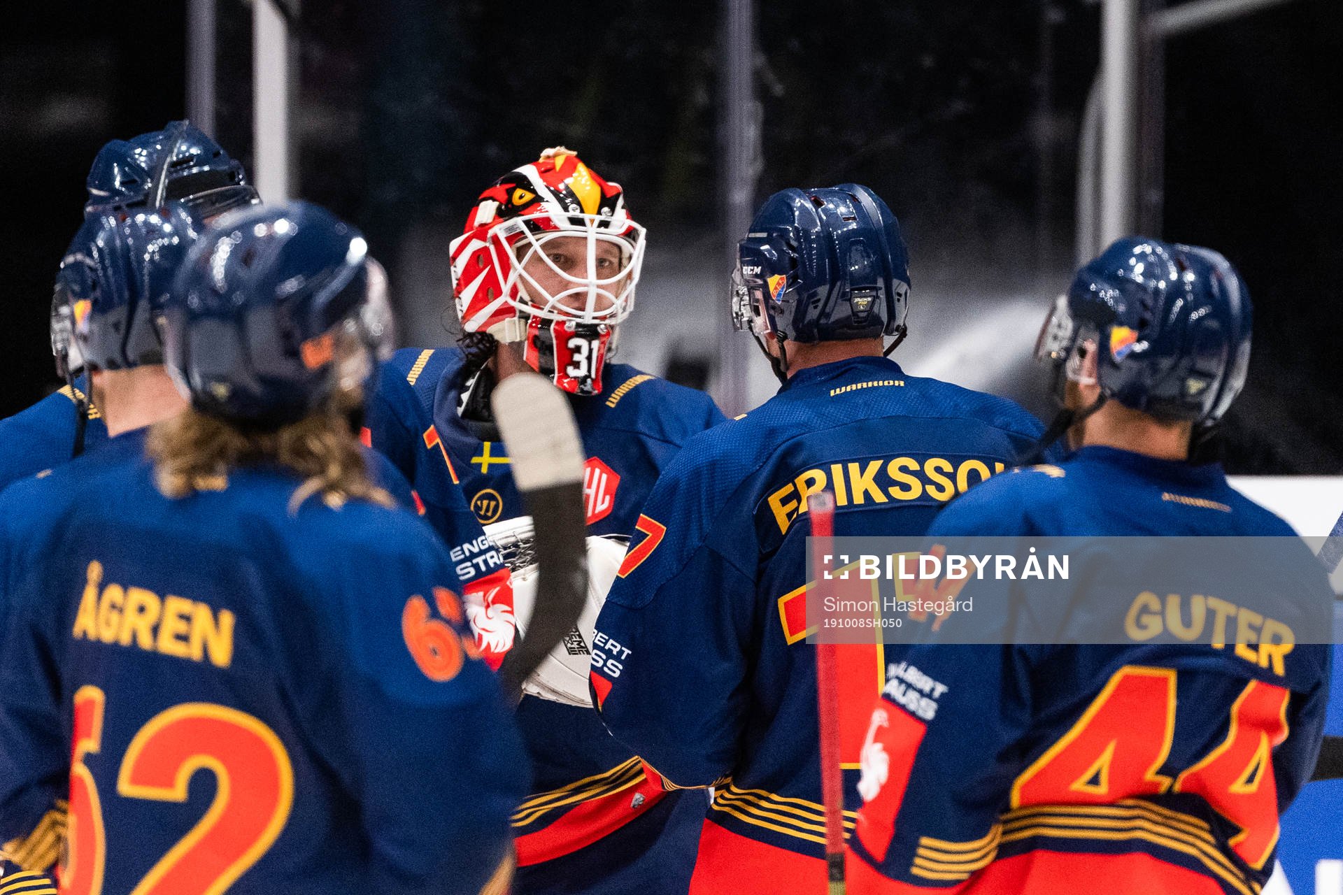 goalkeeper Karri Rämö of Djurgården celebrate with team