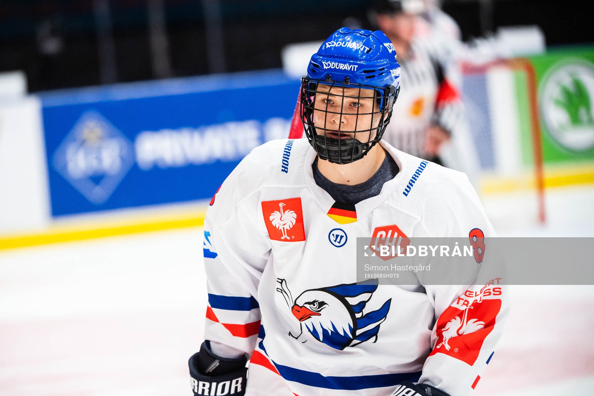 Tim Stützle of Adler Mannheim